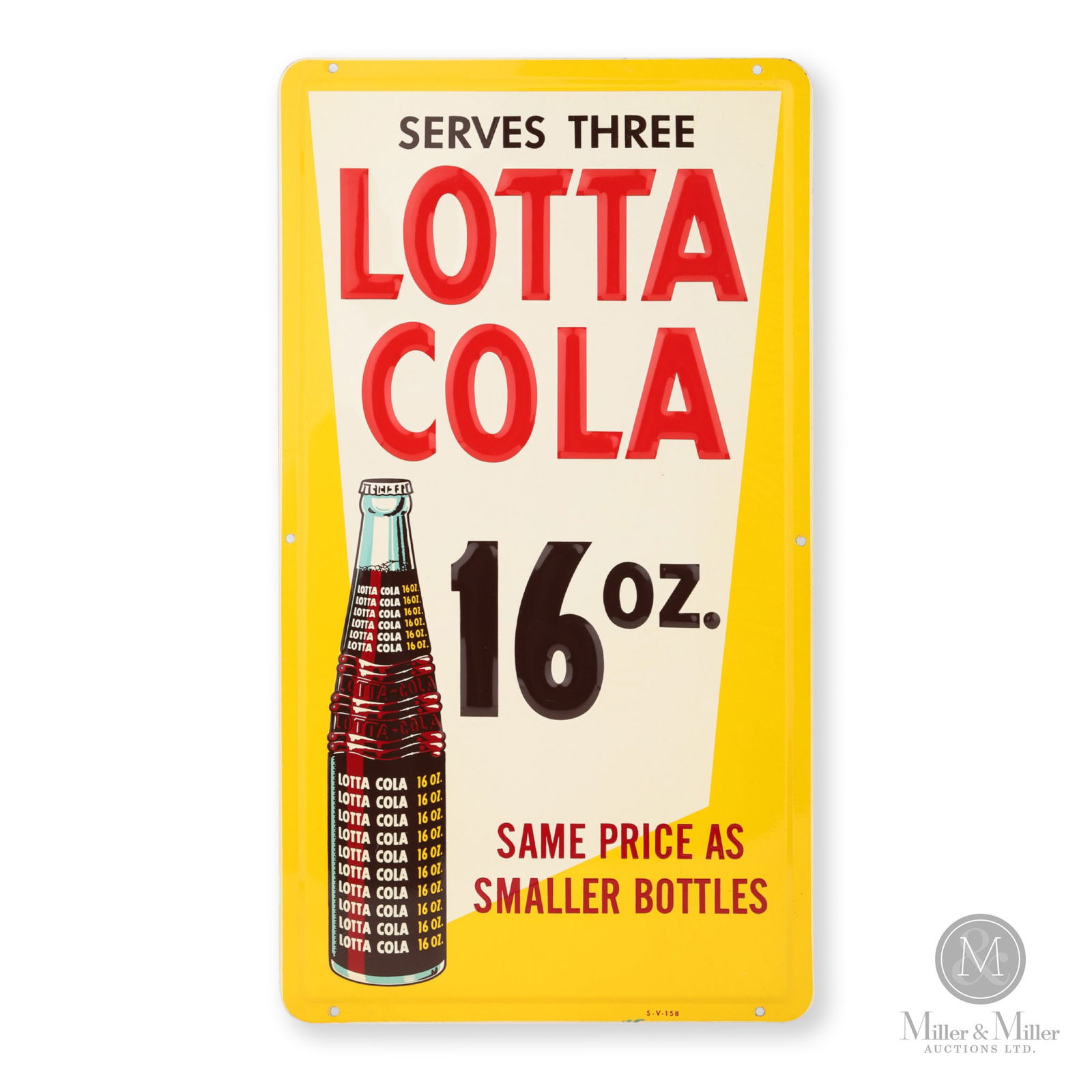 Lotta Cola 16 oz "Serves Three" Sign (1 of 8)