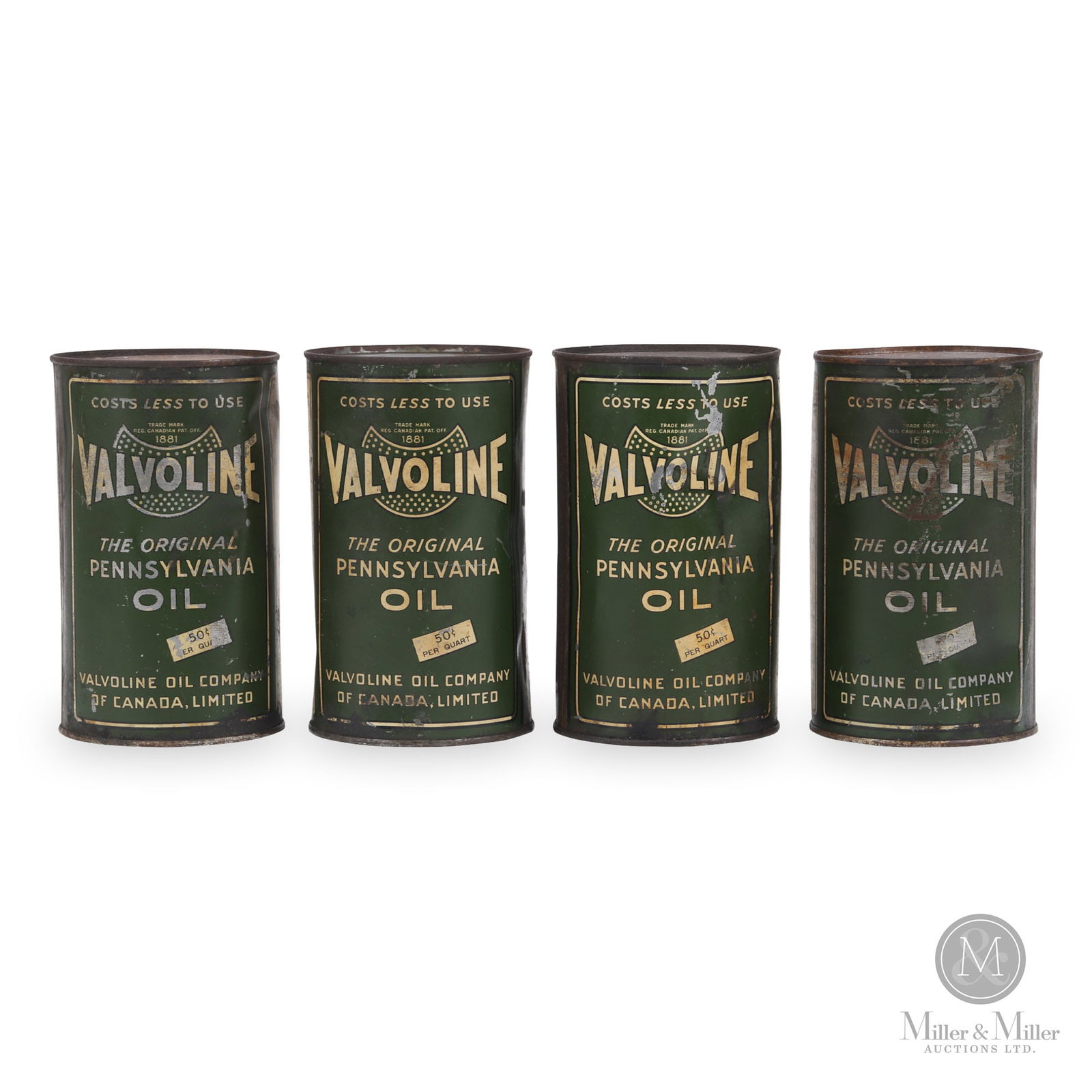 Valvoline Motor Oil 1 Imperial Quart Cans (1 of 7)