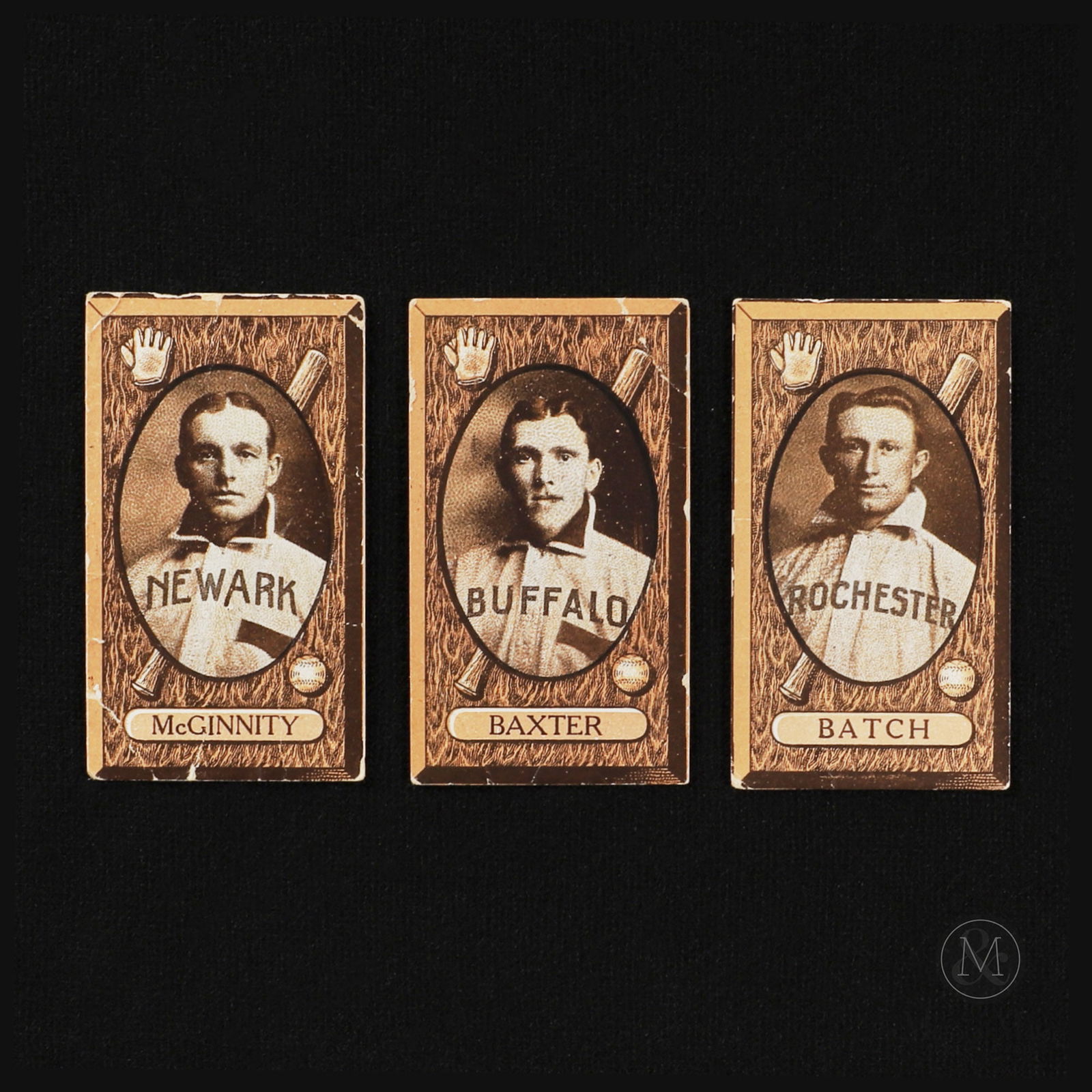 Three 1912 C46 Imperial Tobacco Baseball Cards (1 of 2)