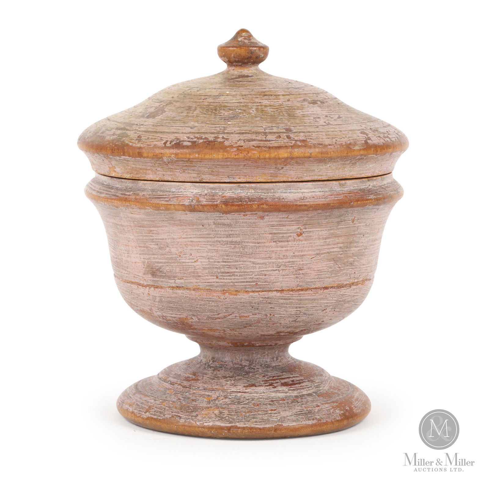 Treen Sugar Bowl in Paint (1 of 8)