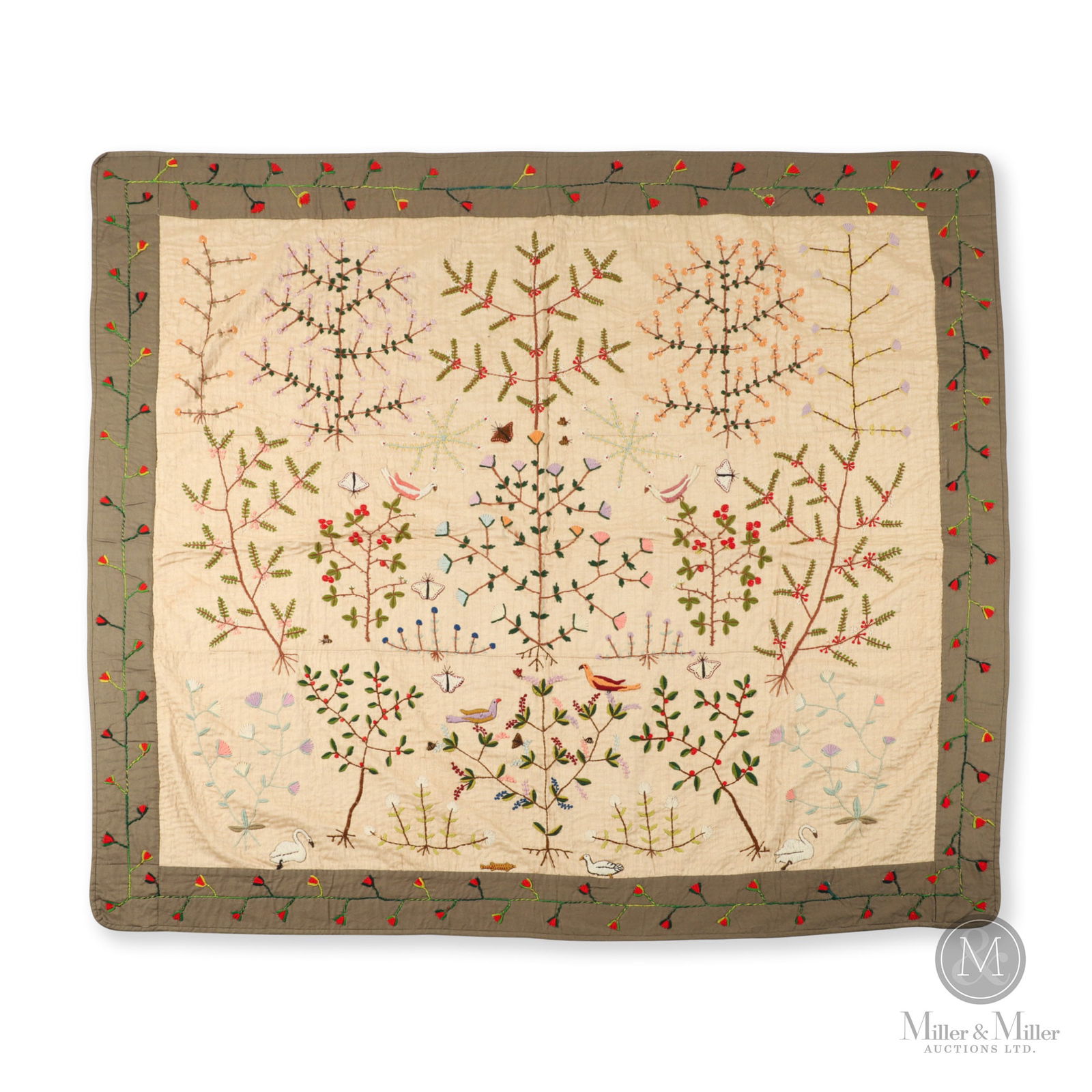 Tree of Life Cabin Quilt (1 of 7)