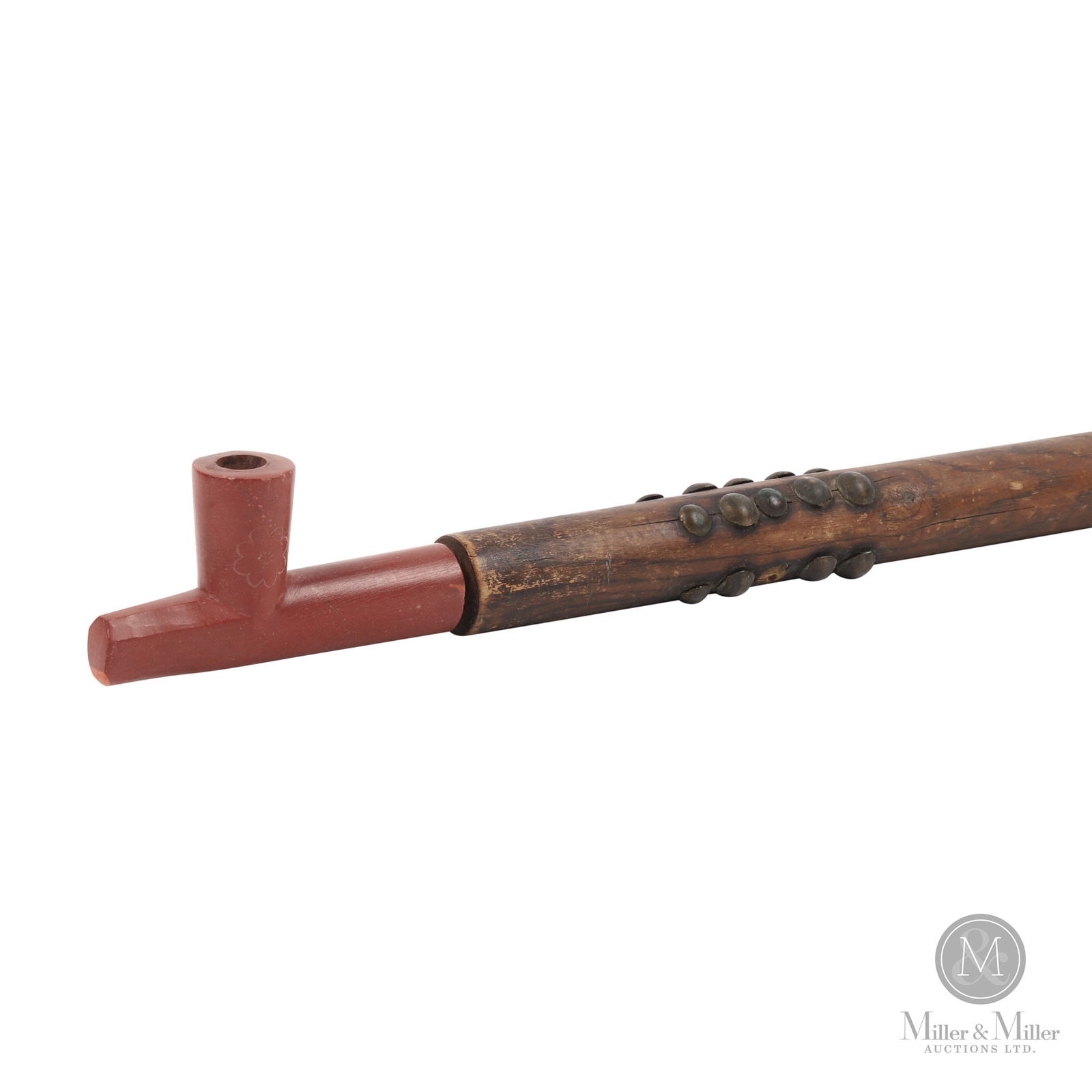 Catlinite Pipe with Decorated Stem (1 of 11)