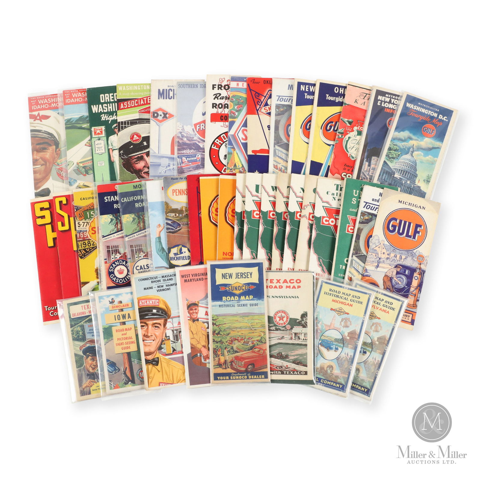 American Service Station Road Maps (1 of 5)