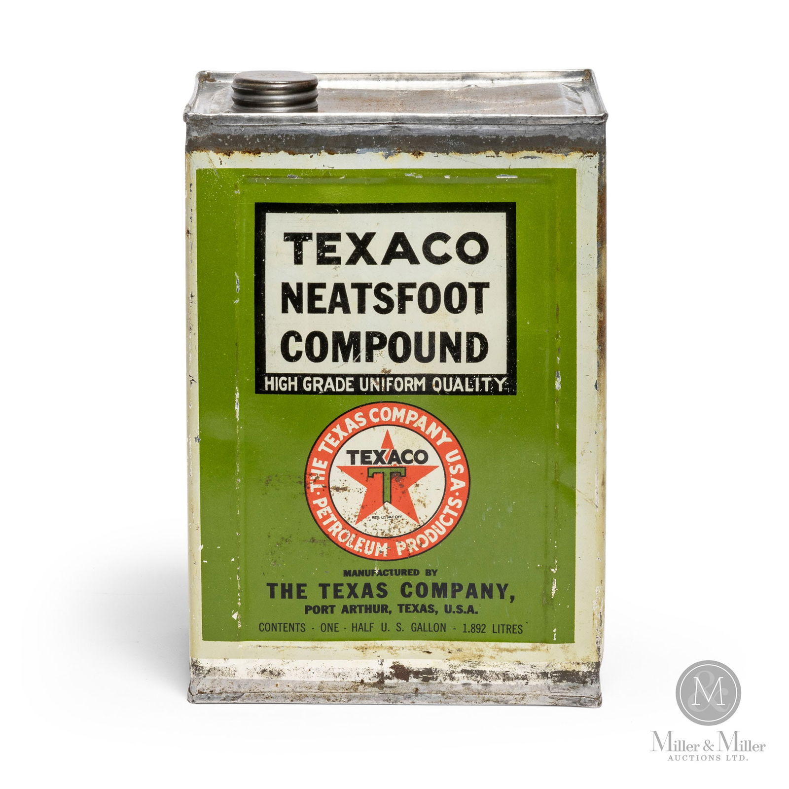 Texaco Neatsfoot Compound 1/2 US Gallon Tin (1 of 6)