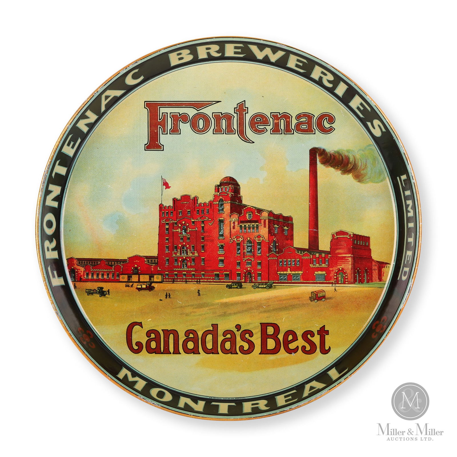 Frontenac Breweries "Factory Scene" Beer Tray (1 of 9)