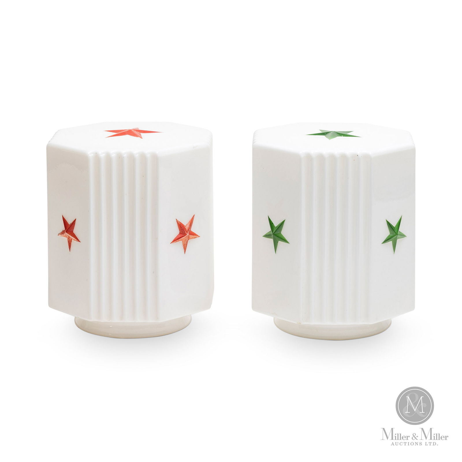 Texaco Service Station Rest Room Light Fixture Globes (1 of 4)