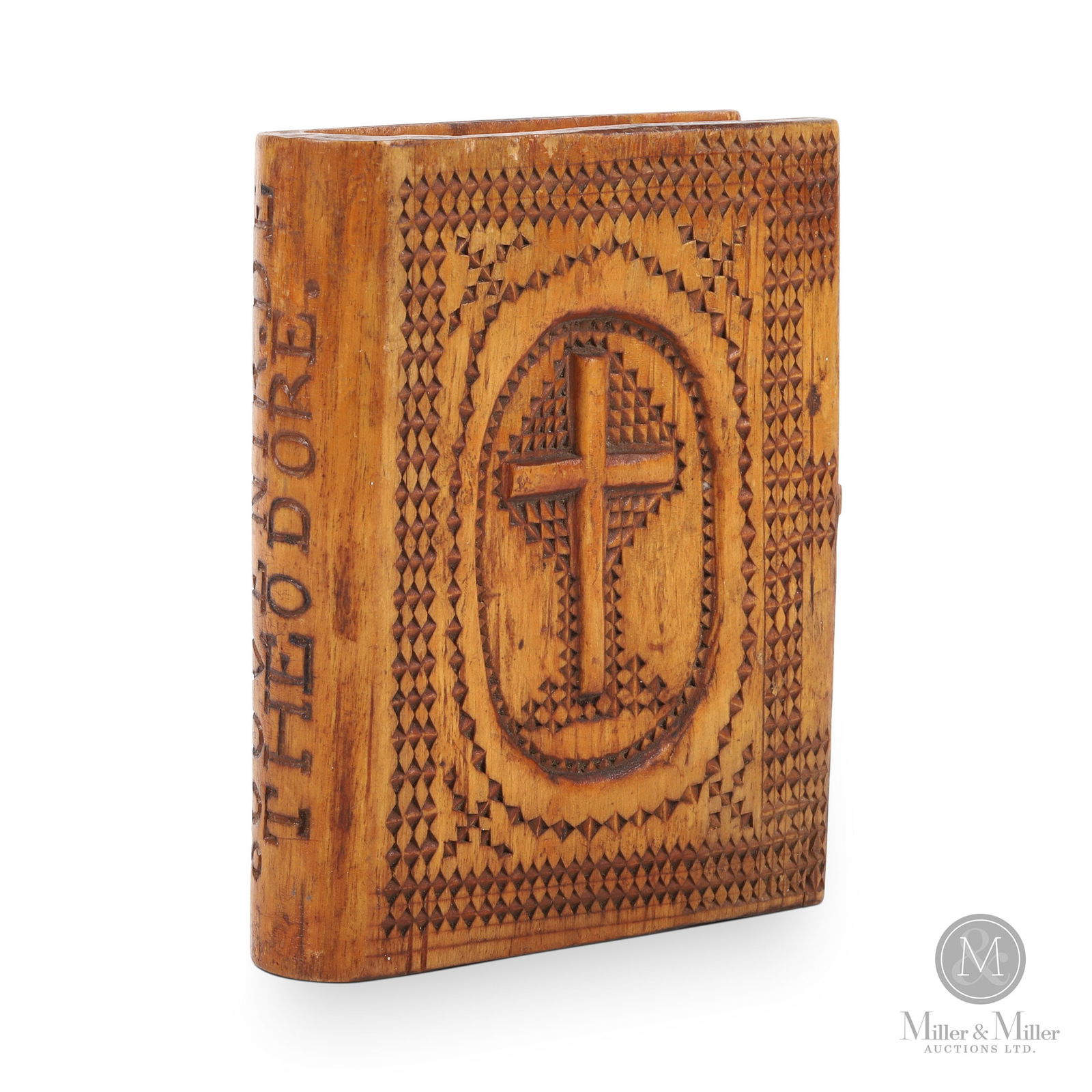 New Brunswick Spruce Gum Box With Cross (1 of 8)