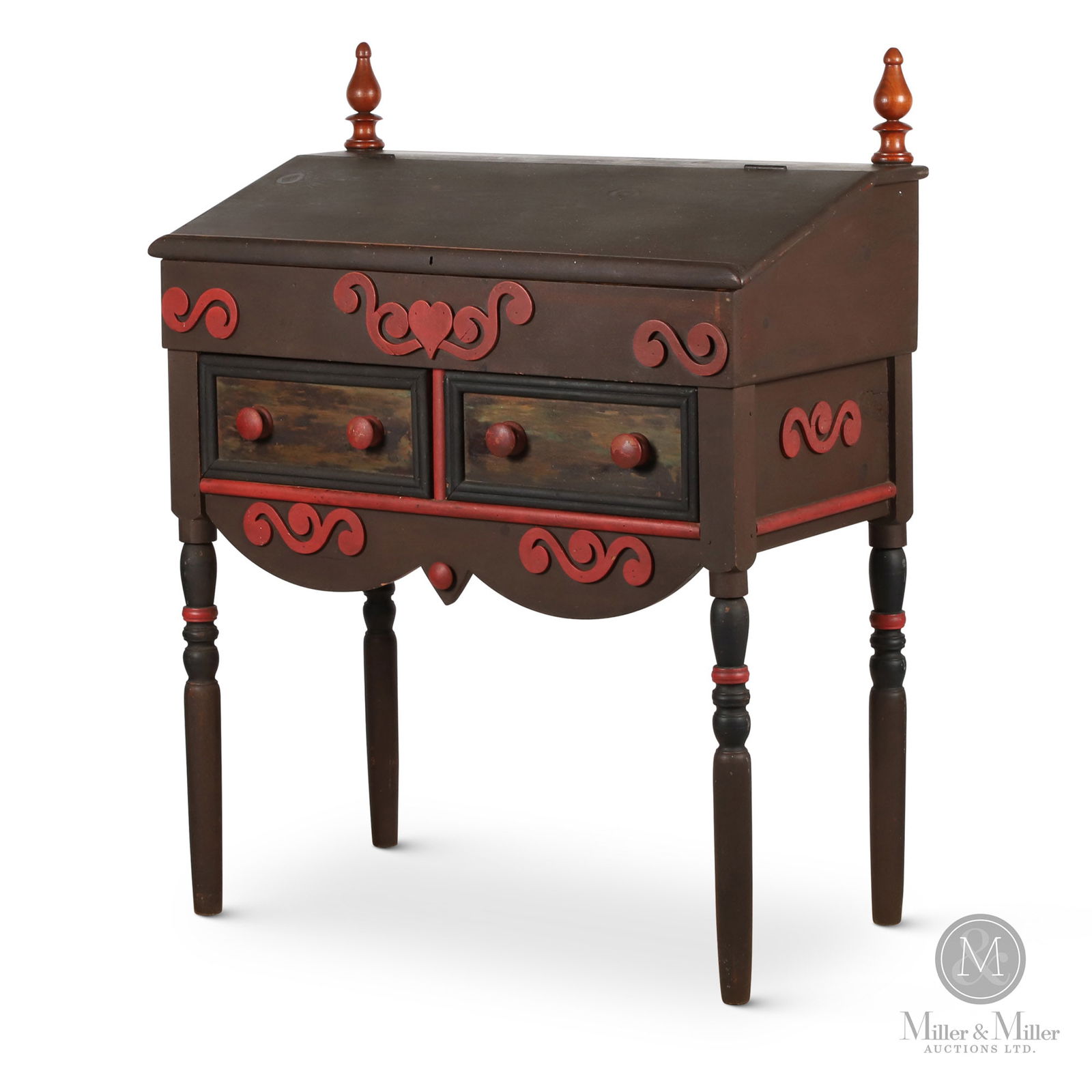 Nova Scotia Desk with Scrollwork (1 of 13)