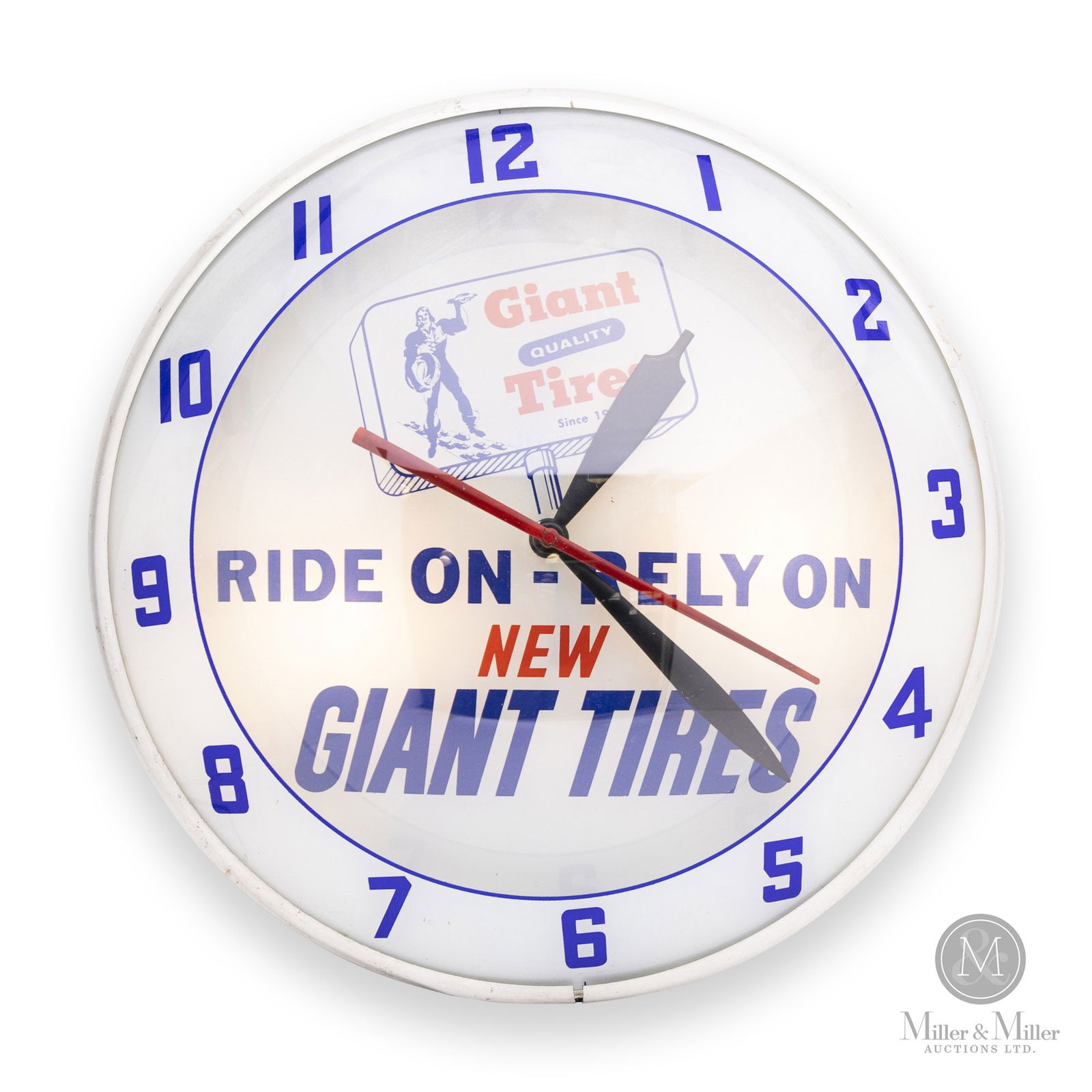 Giant Tires "Double Bubble" Lighted Clock (1 of 7)