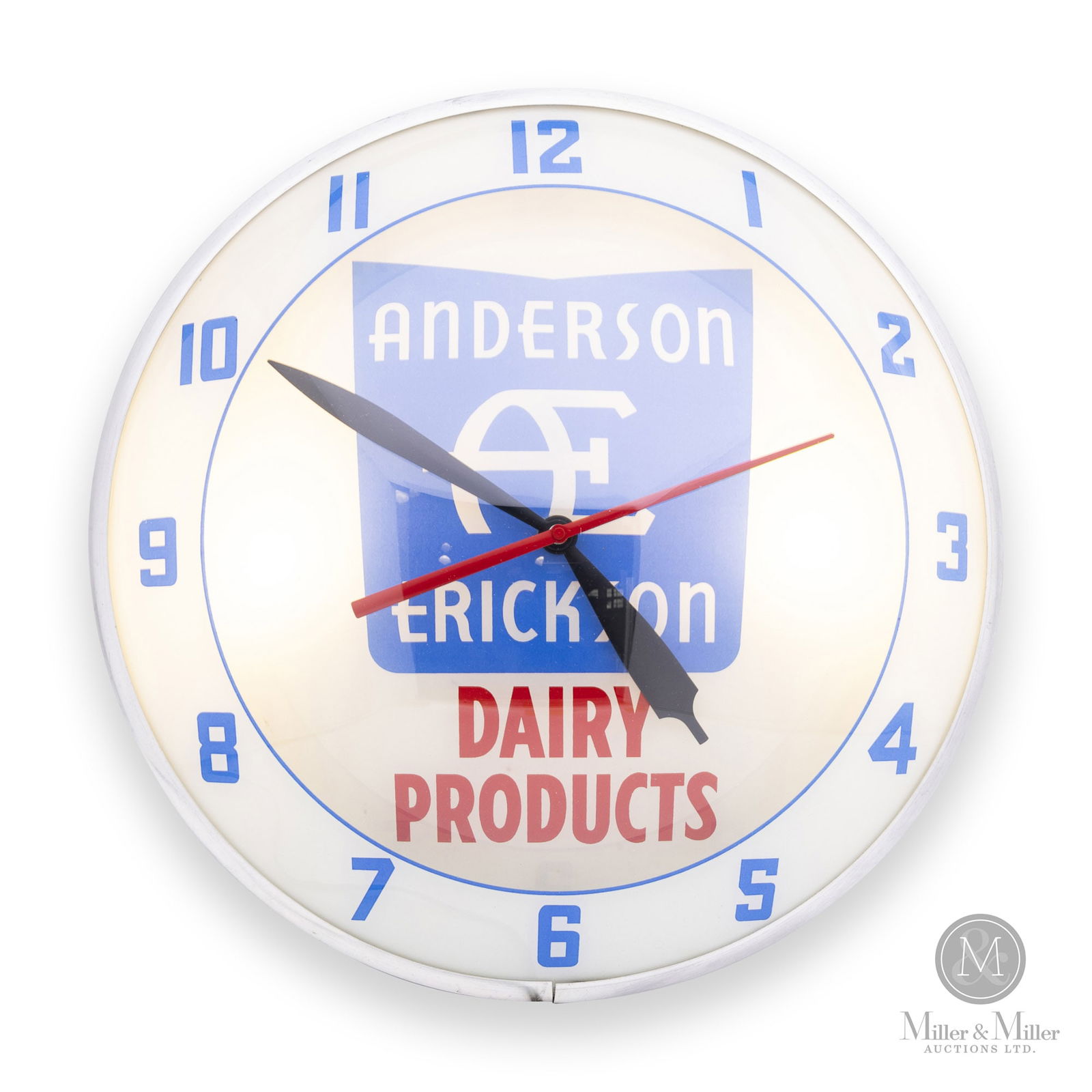 Anderson Erickson Dairy Products "Double Bubble" Lighted Clock (1 of 7)