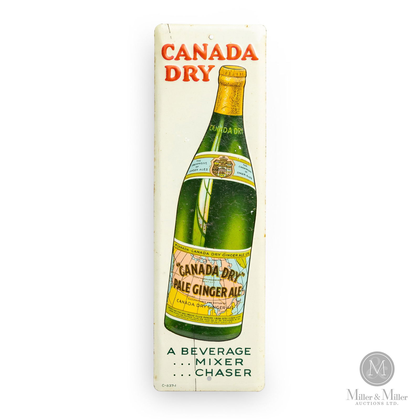 Canada Dry Ginger Ale Door Push Sign (1 of 8)