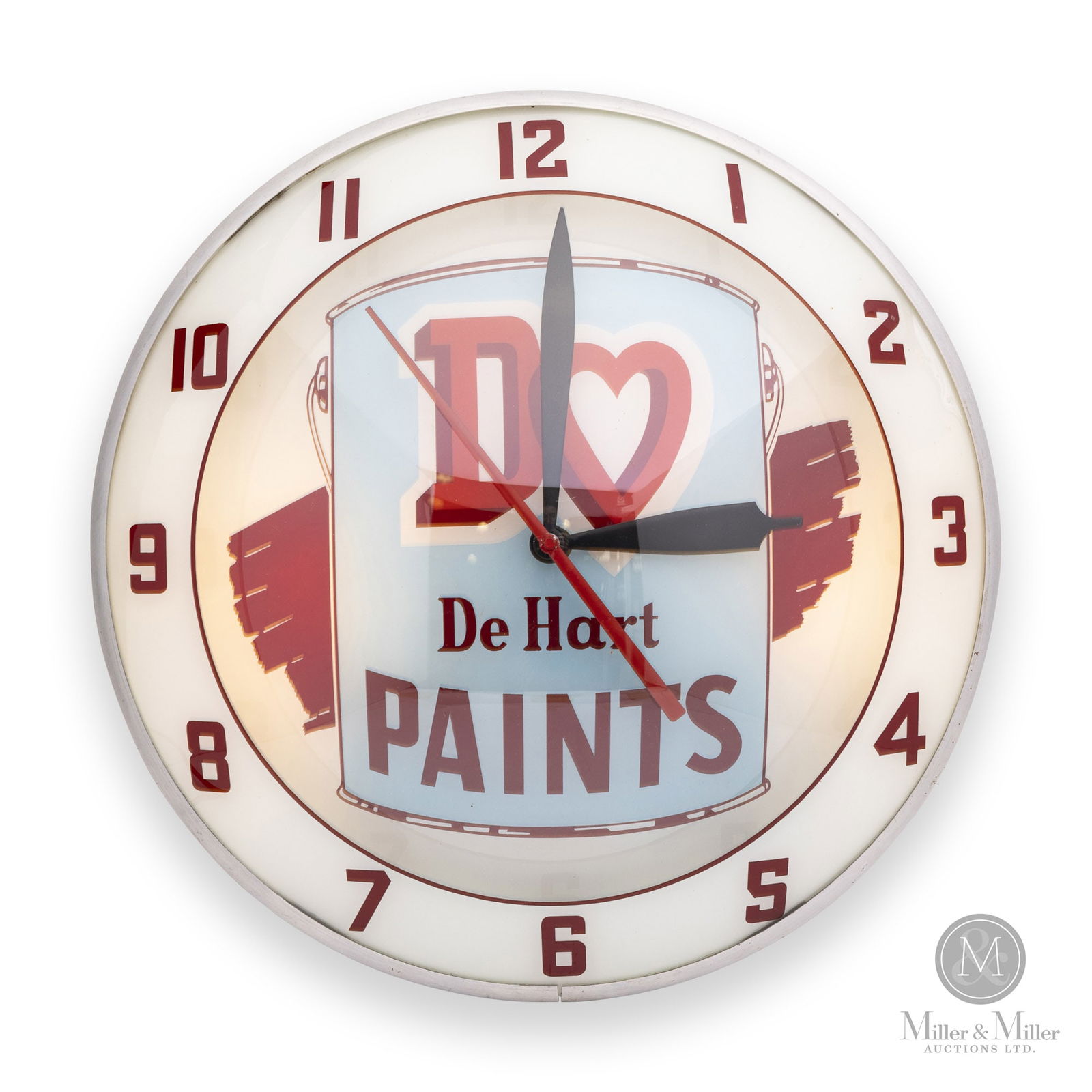 De Hart Paints "Double Bubble" Lighted Clock (1 of 7)
