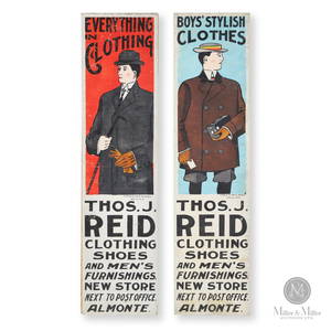 Thos. J. Reid Clothing & Furnishings Signs By Ithaca Sign Works