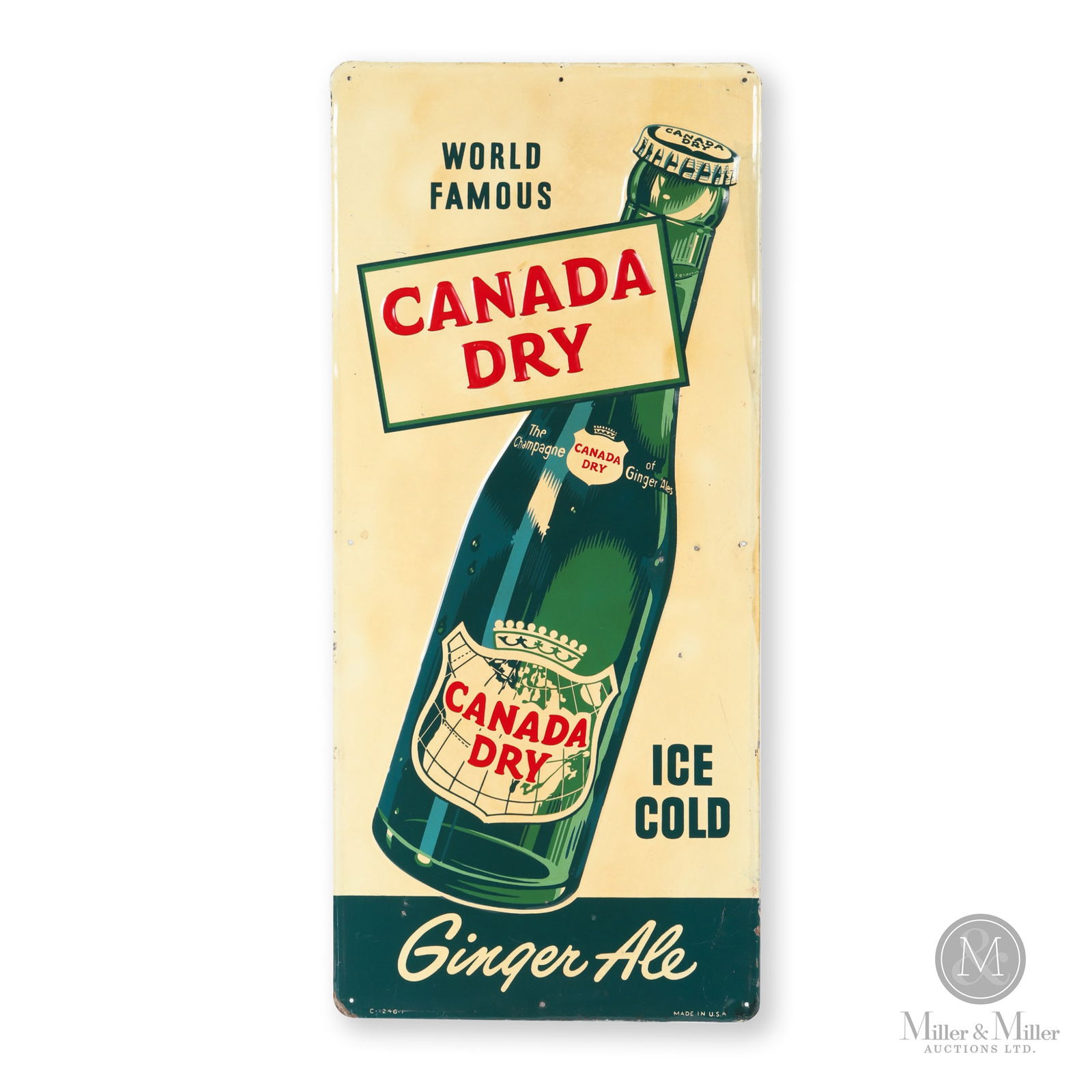 Canada Dry Ginger Ale Vertical Bottle Sign (1 of 6)