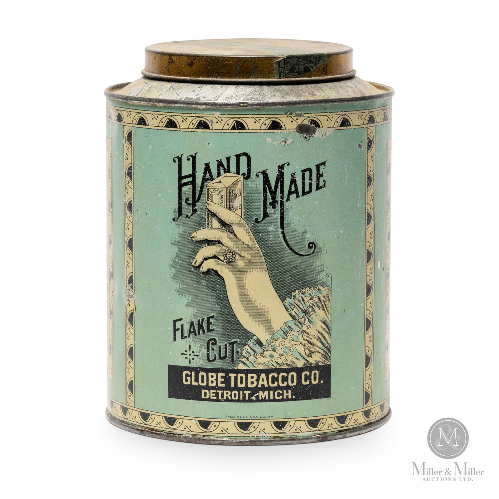 Hand Made Brand Tobacco Tin (1 of 8)