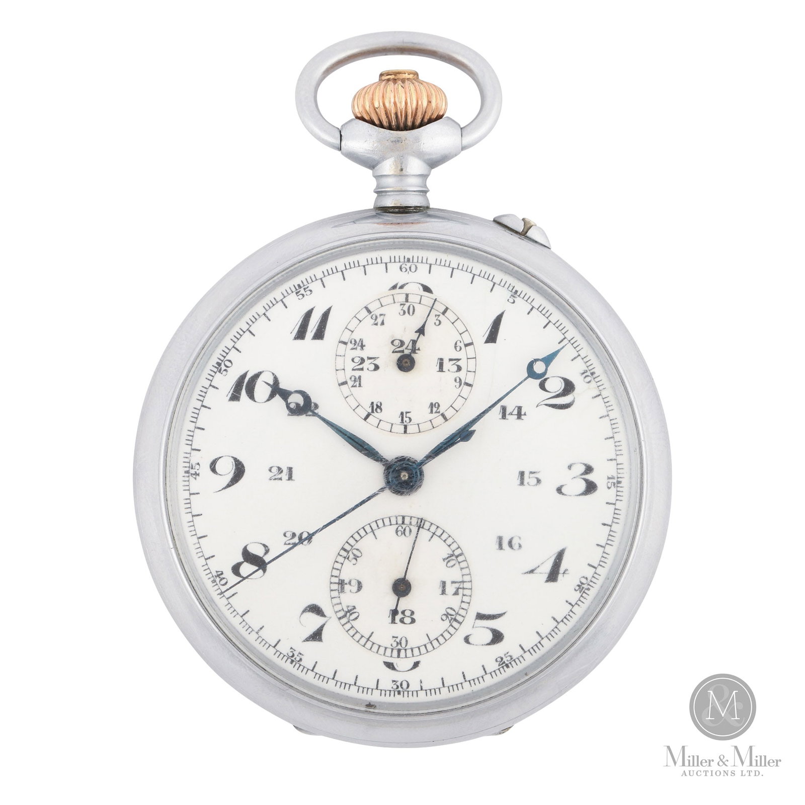 Swiss Military Pocket Chronometer: Swiss. Serial Number: 58114. Circa 1910. Swiss military pocket chronometers were produced in limited quantities during the 20th century for precision navigation and coordination in field operations. T