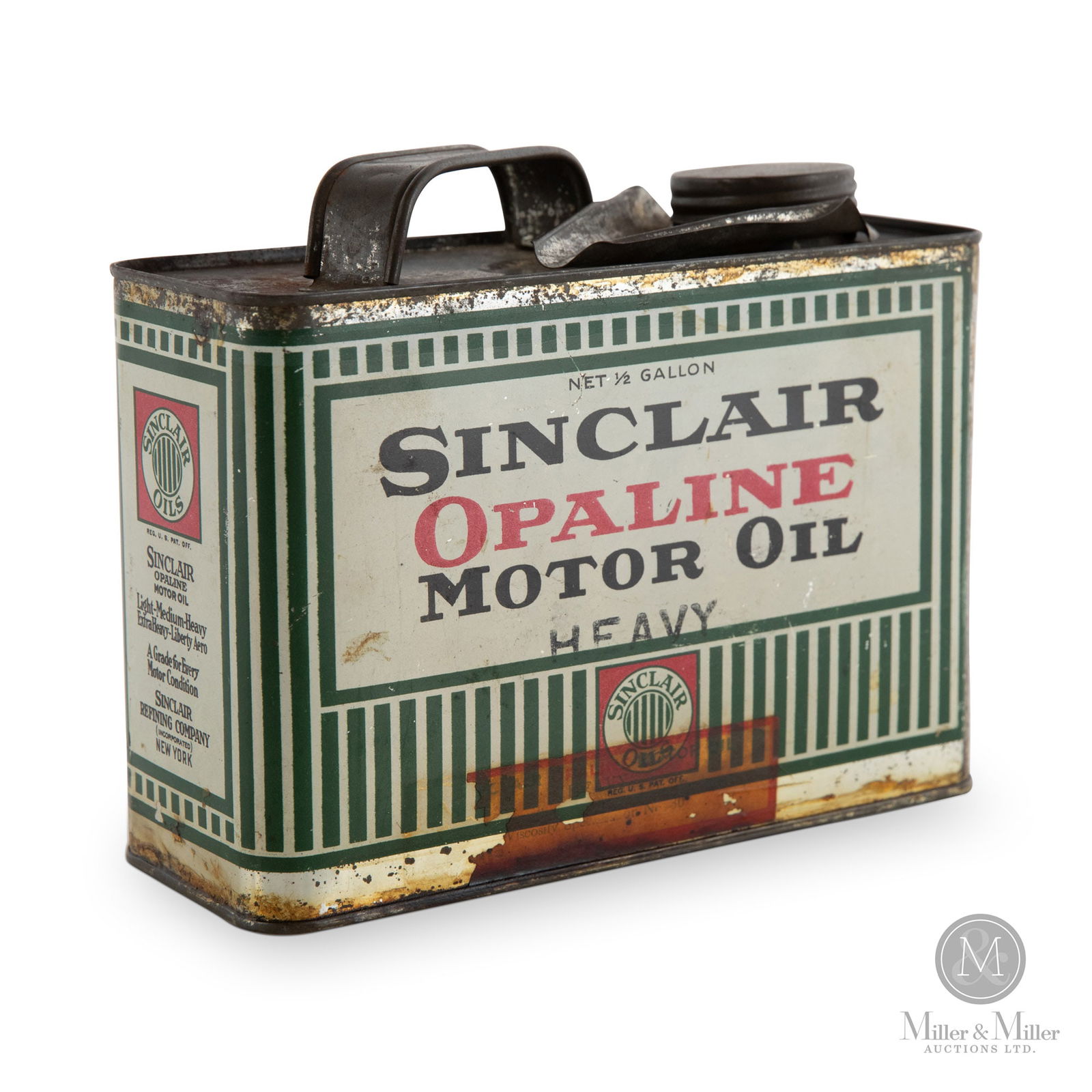 Sinclair Opaline 1/2 Gallon Tin (1 of 8)