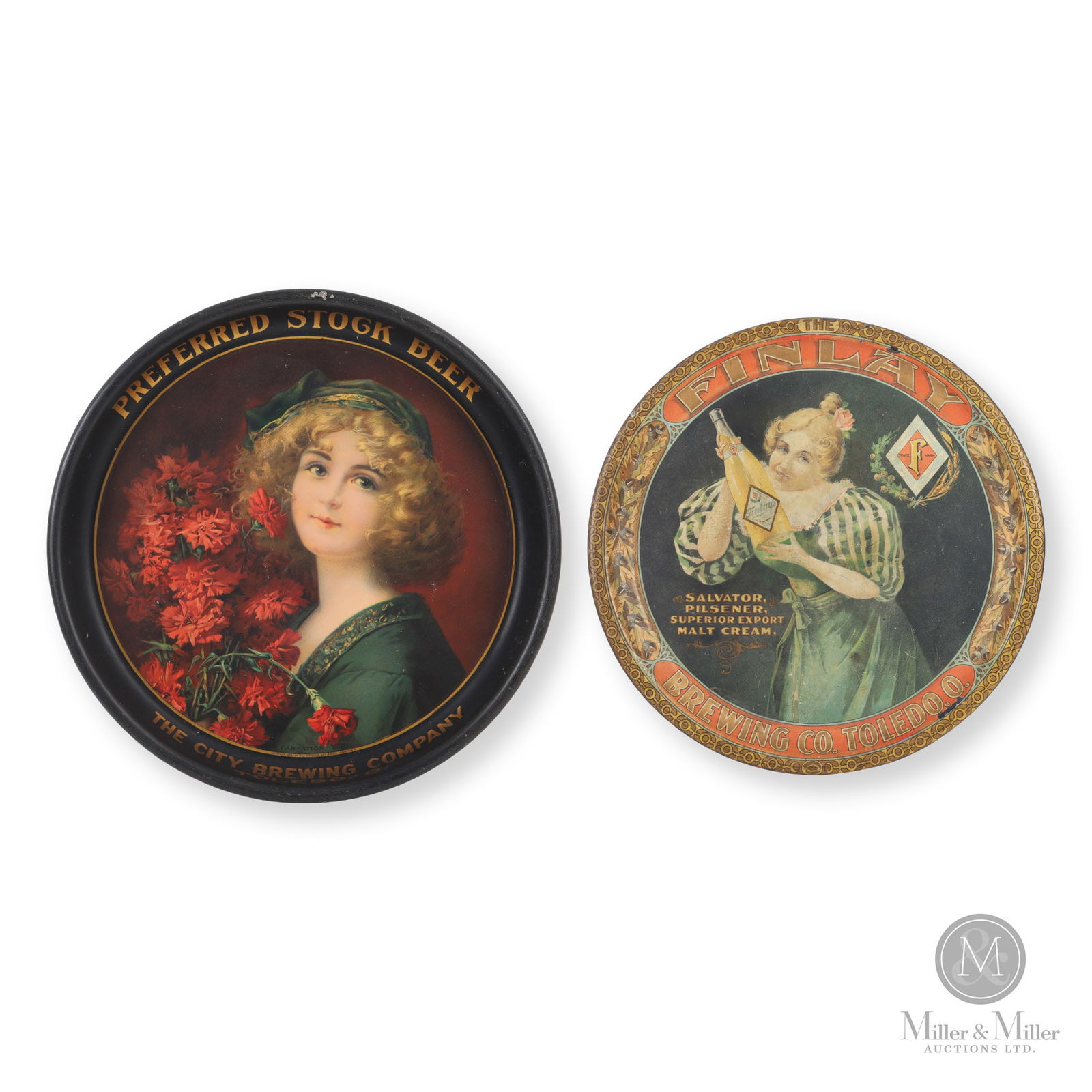 Finlay and City Brewing Company Toledo, Ohio Beer Trays (1 of 14)