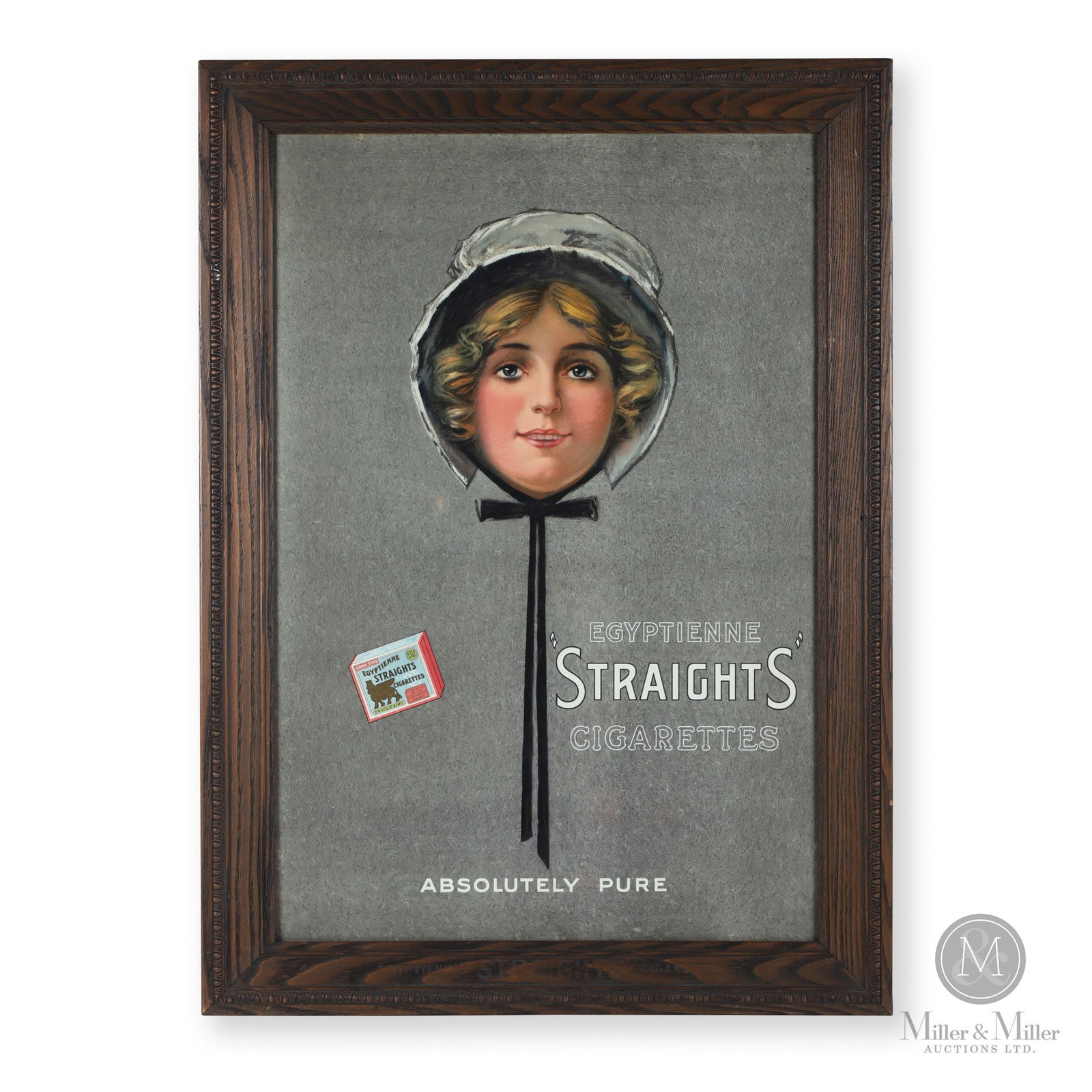 Egyptienne "Straights" Cigarettes Lithograph (1 of 5)