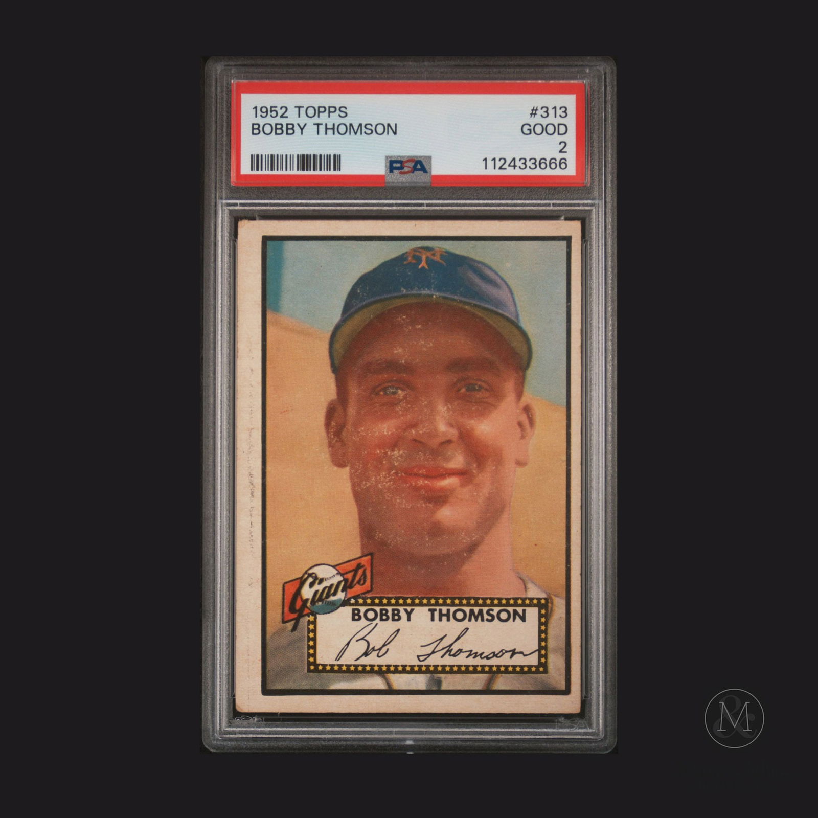 1952 Topps #313 Bobby Thompson (PSA 2 G) (1 of 2)