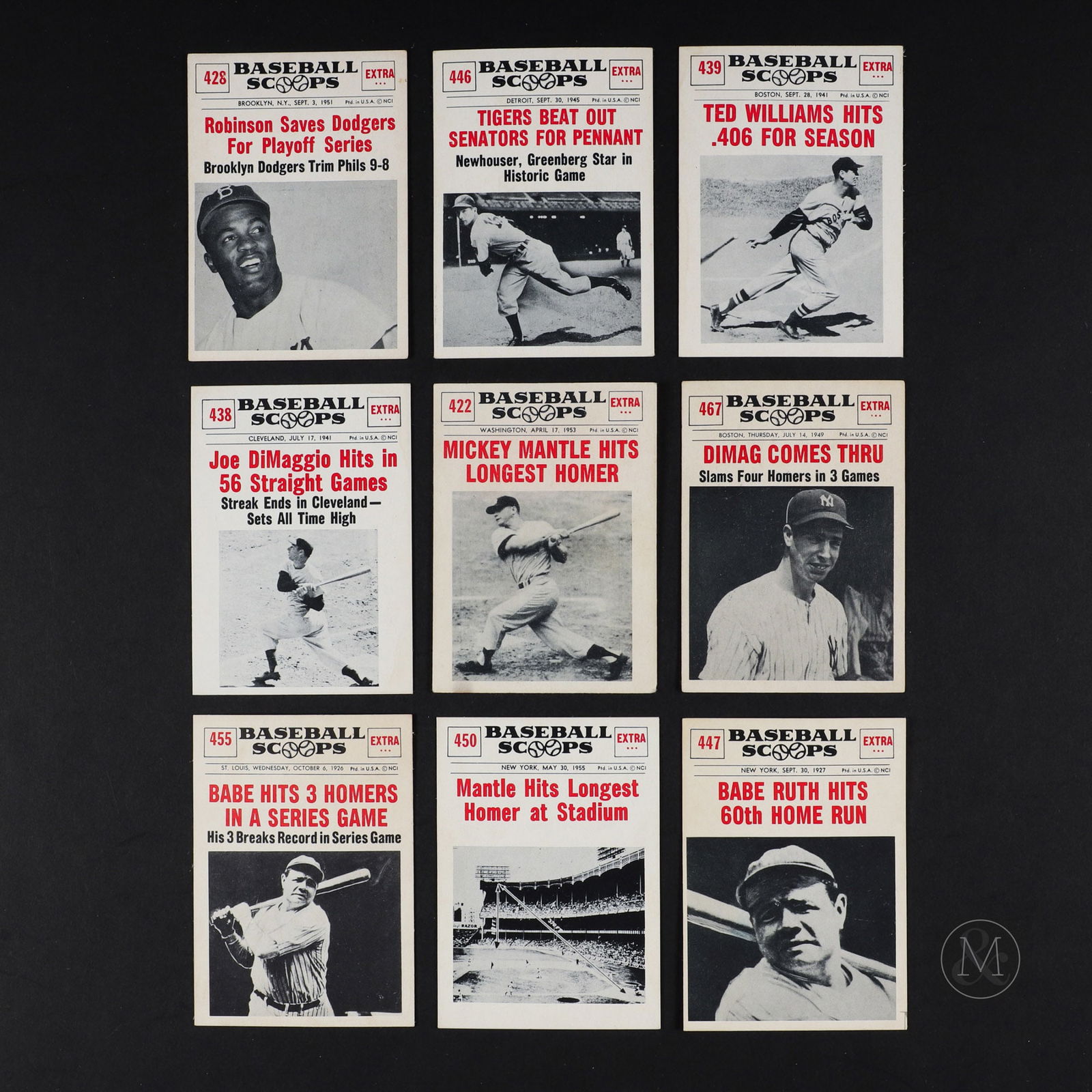 1961 Nu-Card Scoops Baseball Complete Set (80/80) (1 of 8)