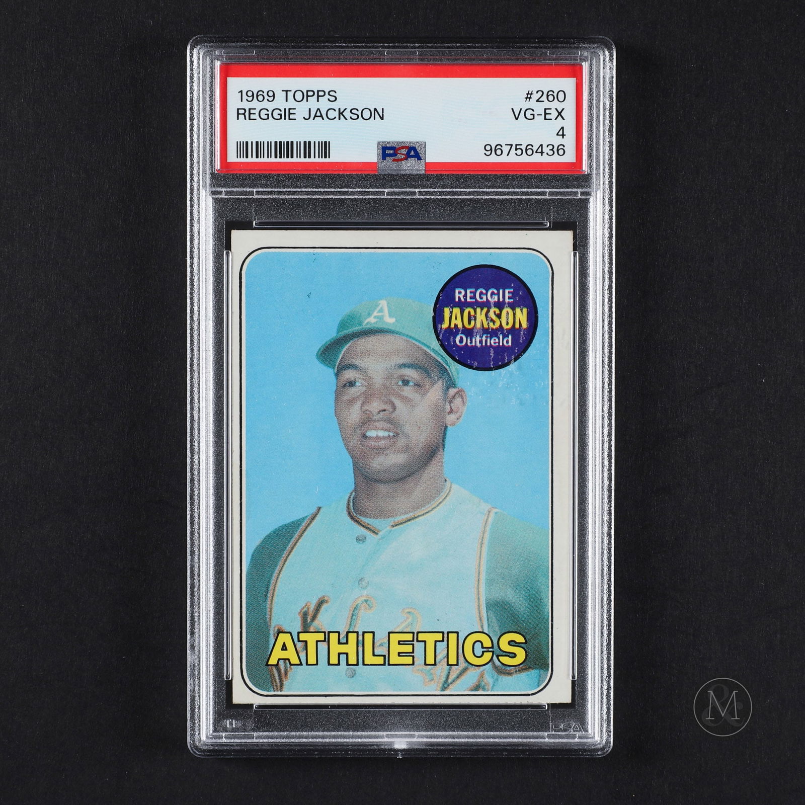 1969 Topps #260 Reggie Jackson Rookie (PSA 4 VG-EX) (1 of 2)