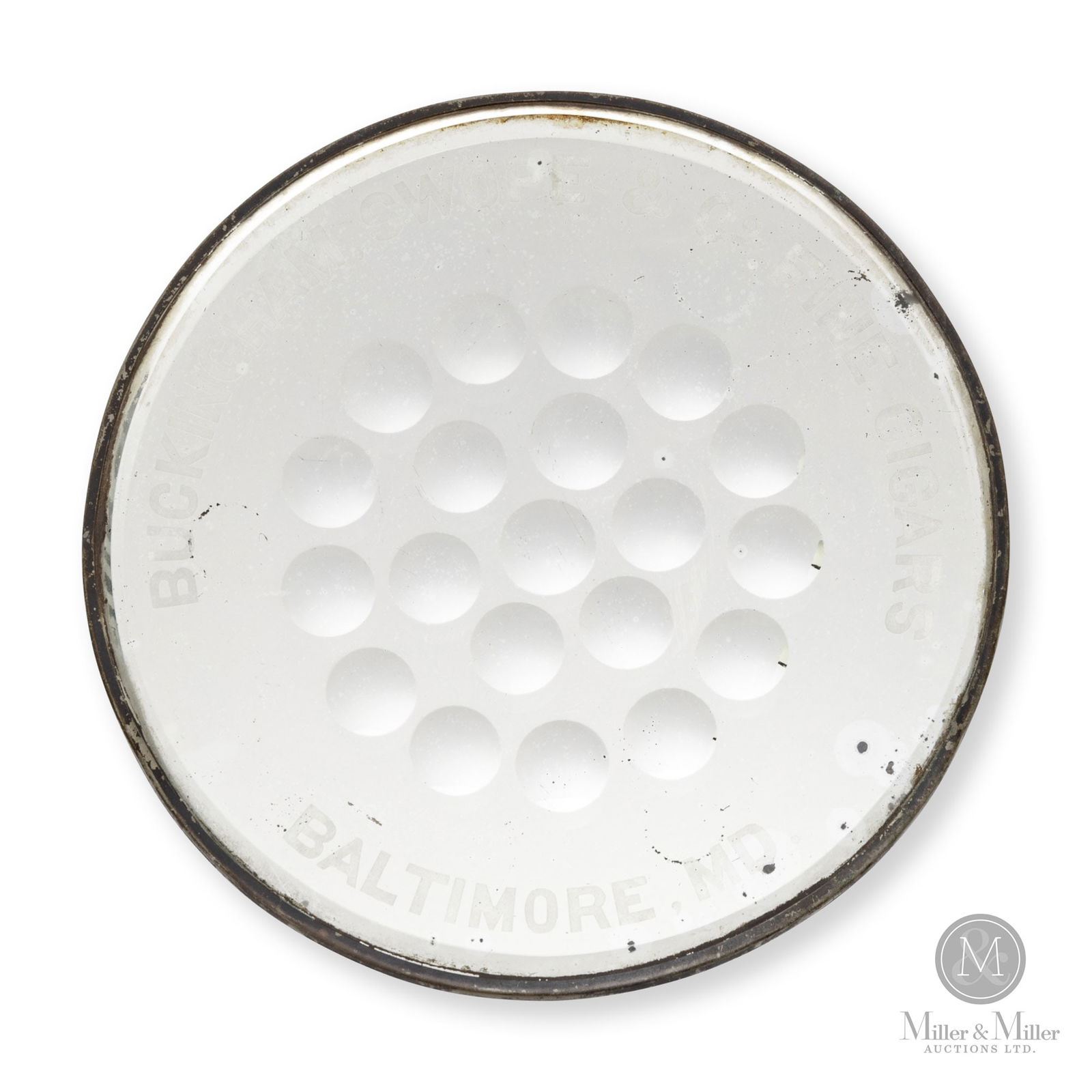 Buckingham, Swope & Co. Cigars Table Mirror (1 of 5)