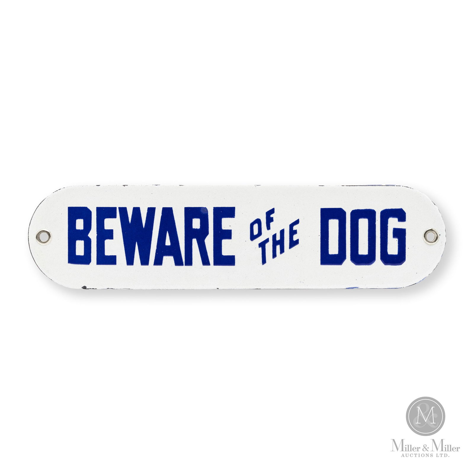 Beware of the Dog Porcelain Door Plaque (1 of 6)