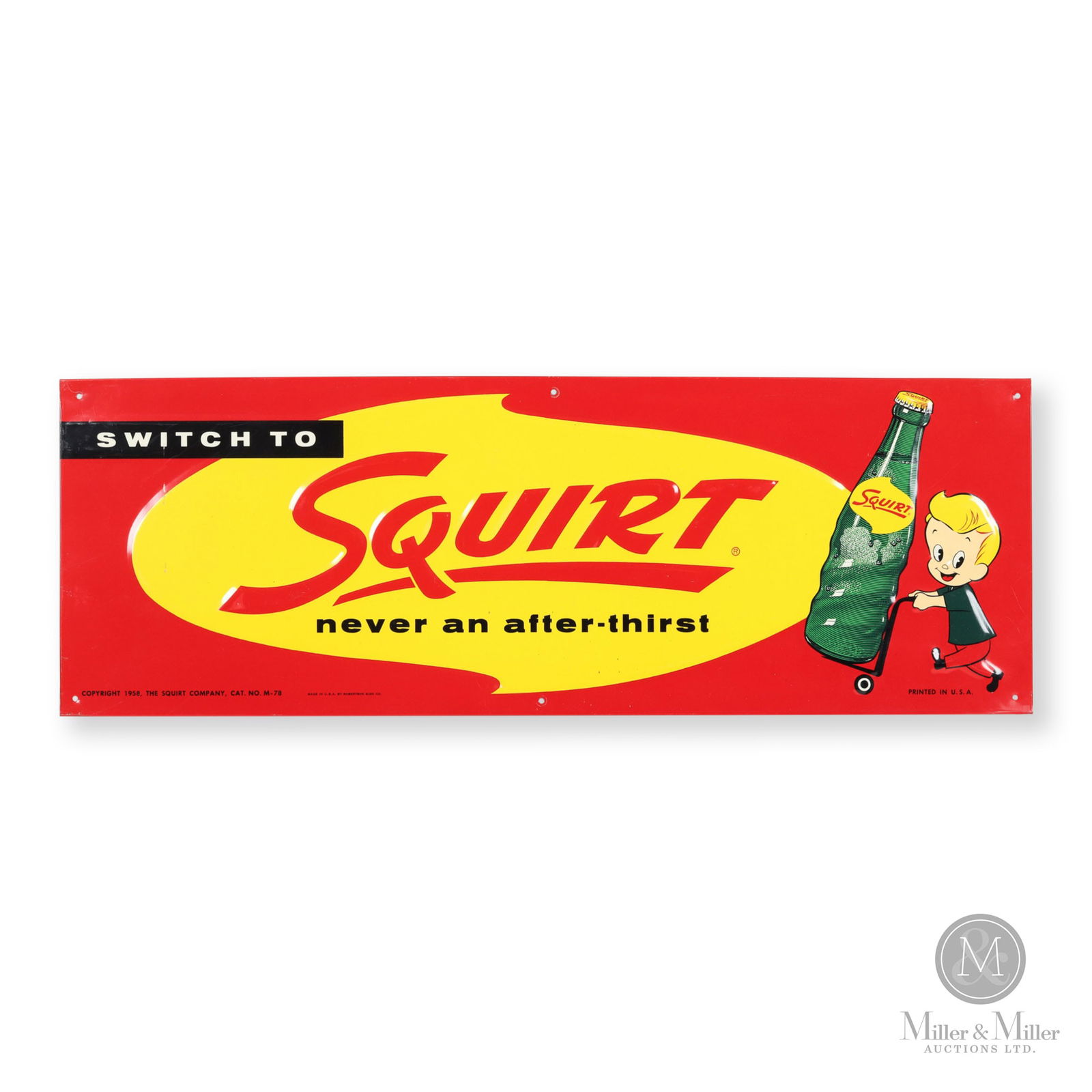 Squirt "Never An After-Thirst" Sign (1 of 9)