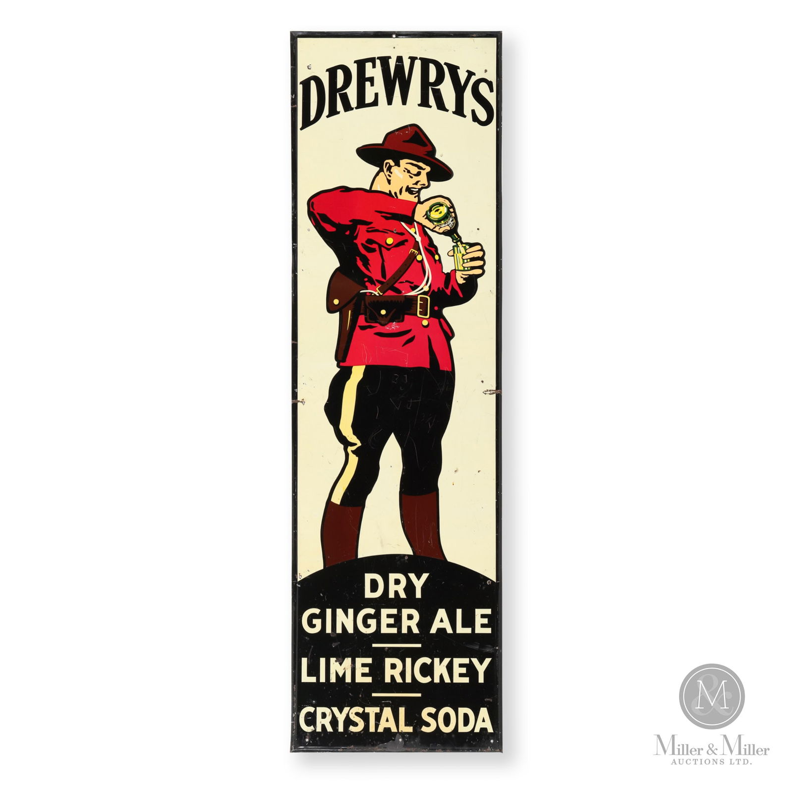 Drewry's Beverages "Mountie" Vertical Sign (1 of 7)