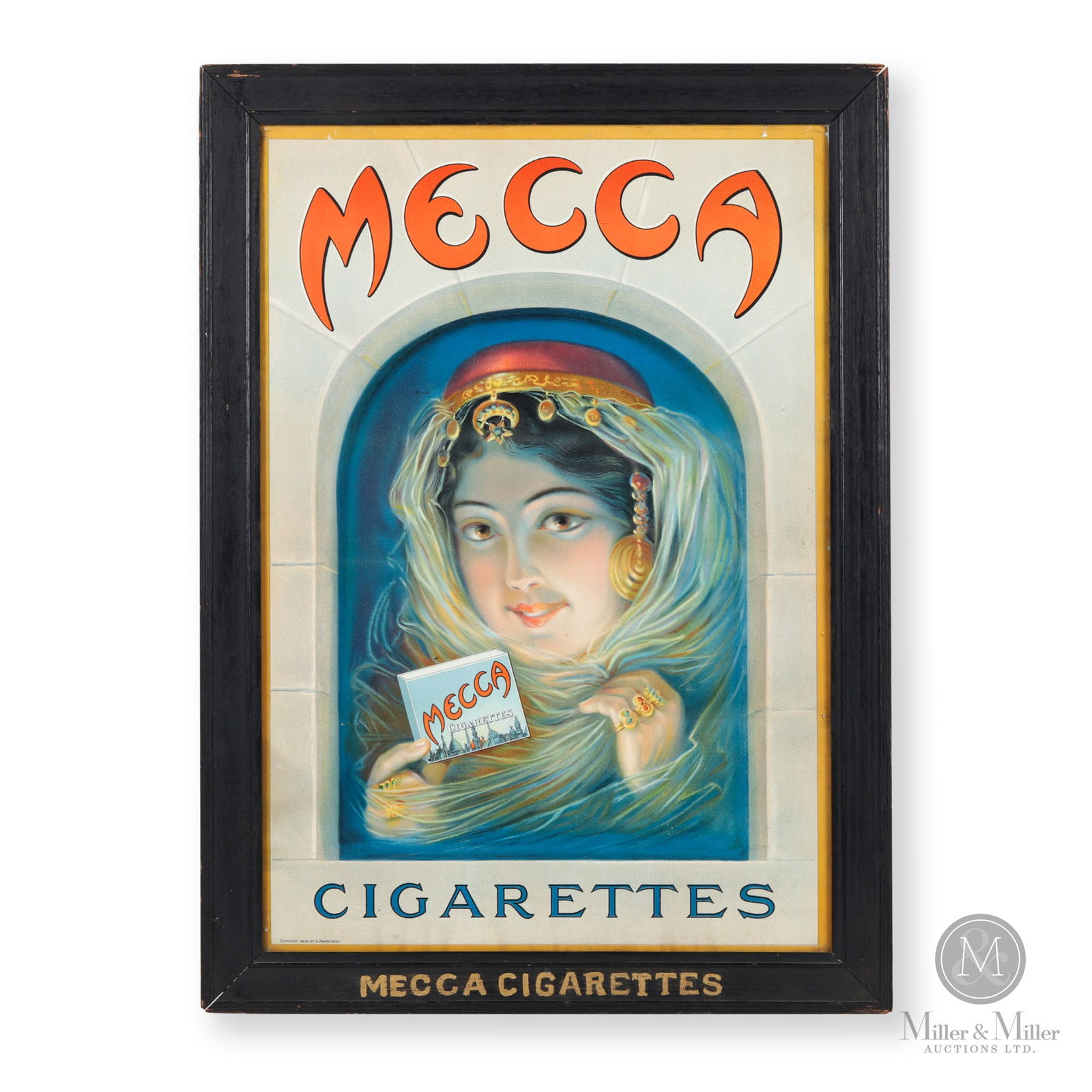 Mecca Cigarettes Framed Lithograph (1 of 6)