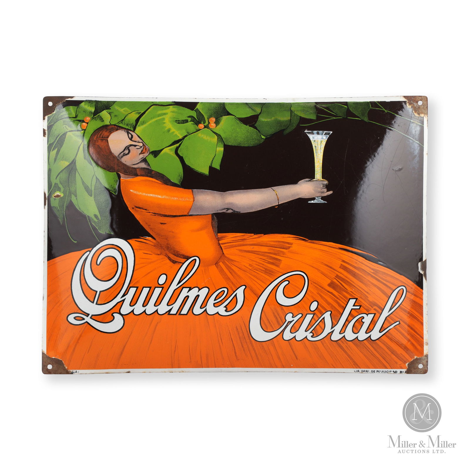 Quilmes Cristal Beer Sign (1 of 9)