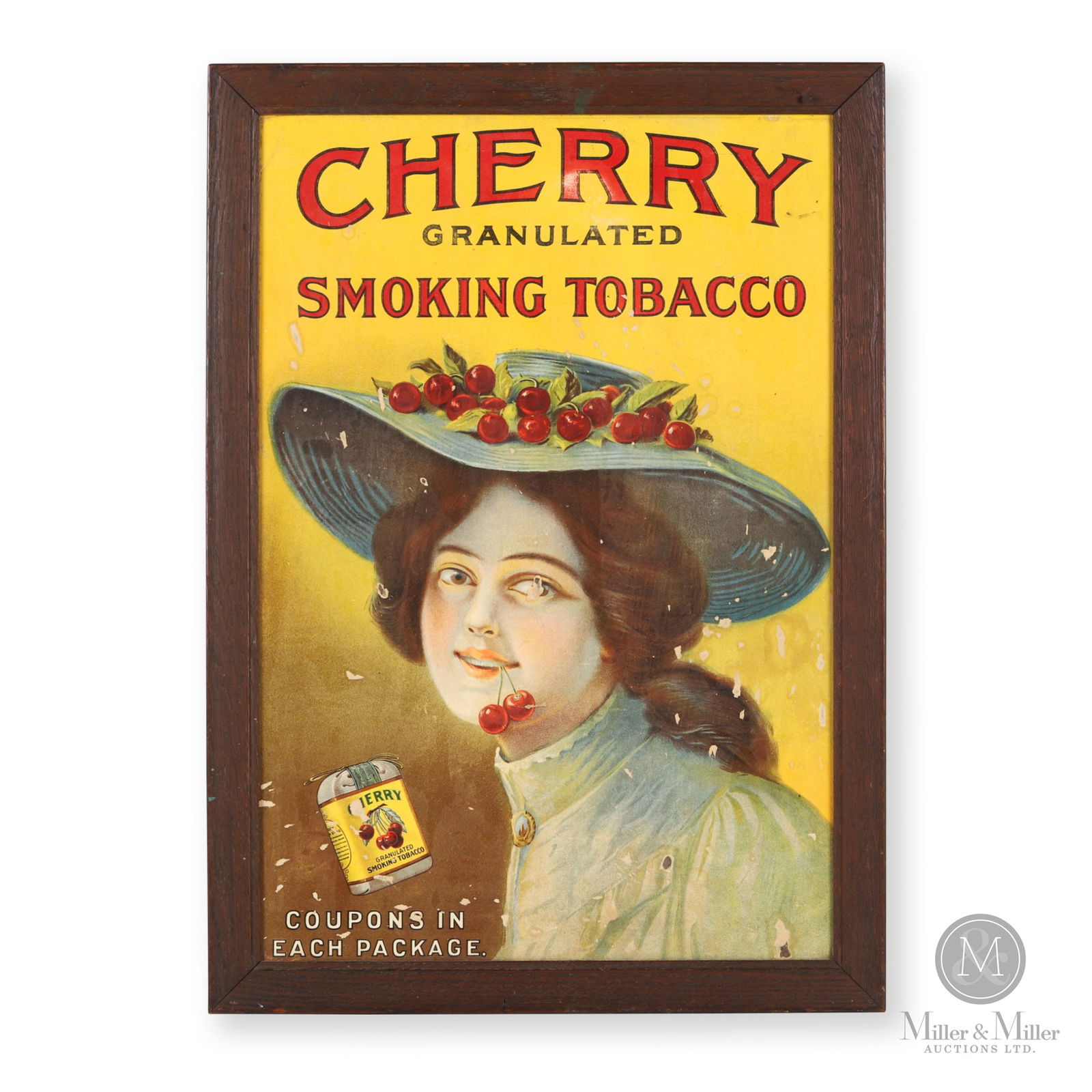 Cherry Smoking Tobacco Framed Lithograph (1 of 5)
