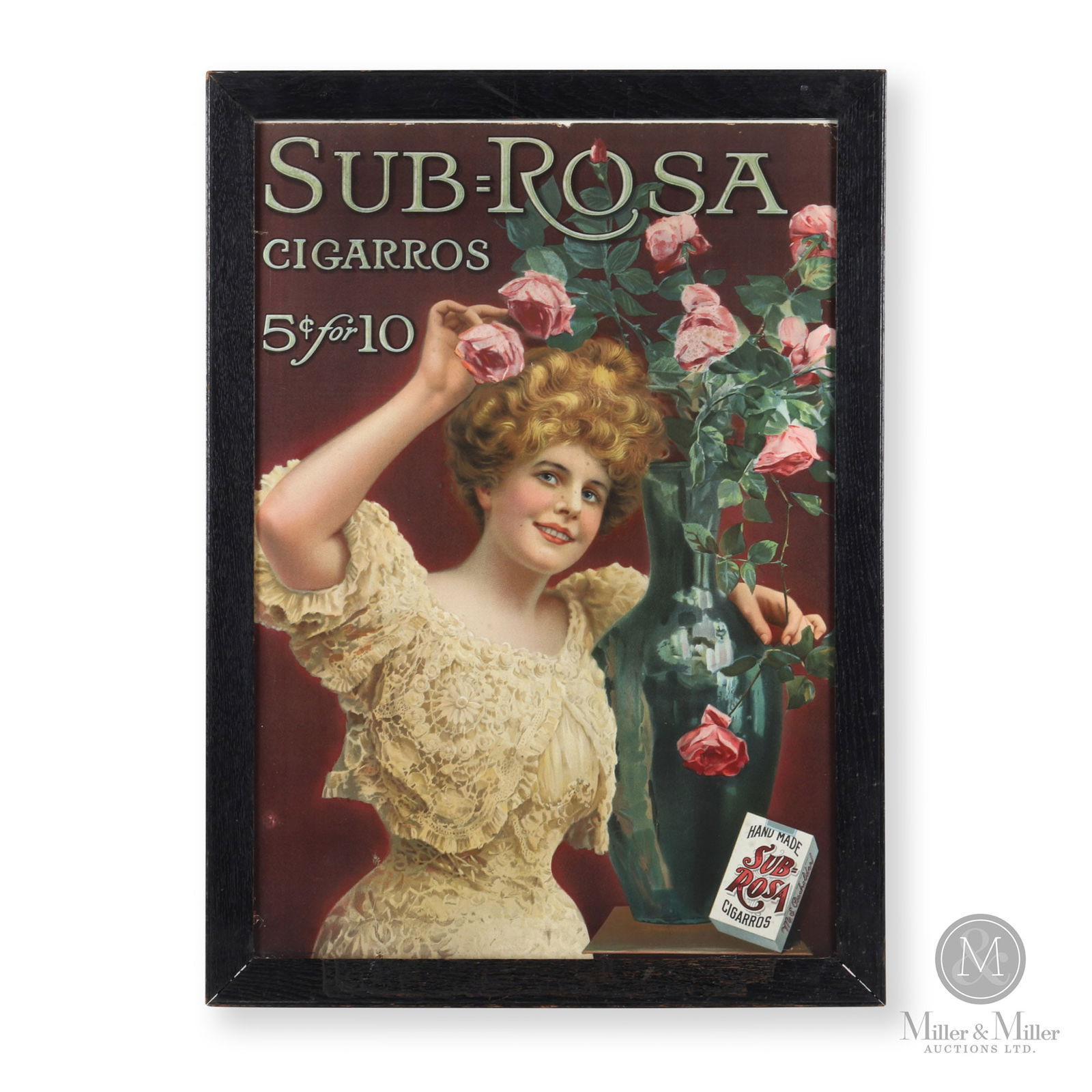 Sub-Rosa Cigarettes Framed Lithograph (1 of 6)