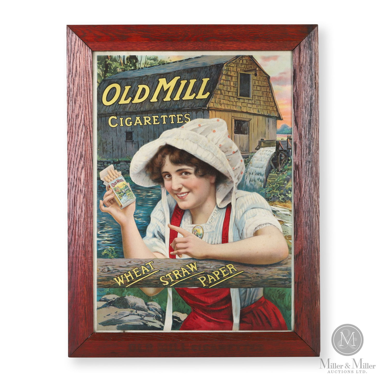 Old Mill Cigarettes Framed Lithograph (1 of 6)