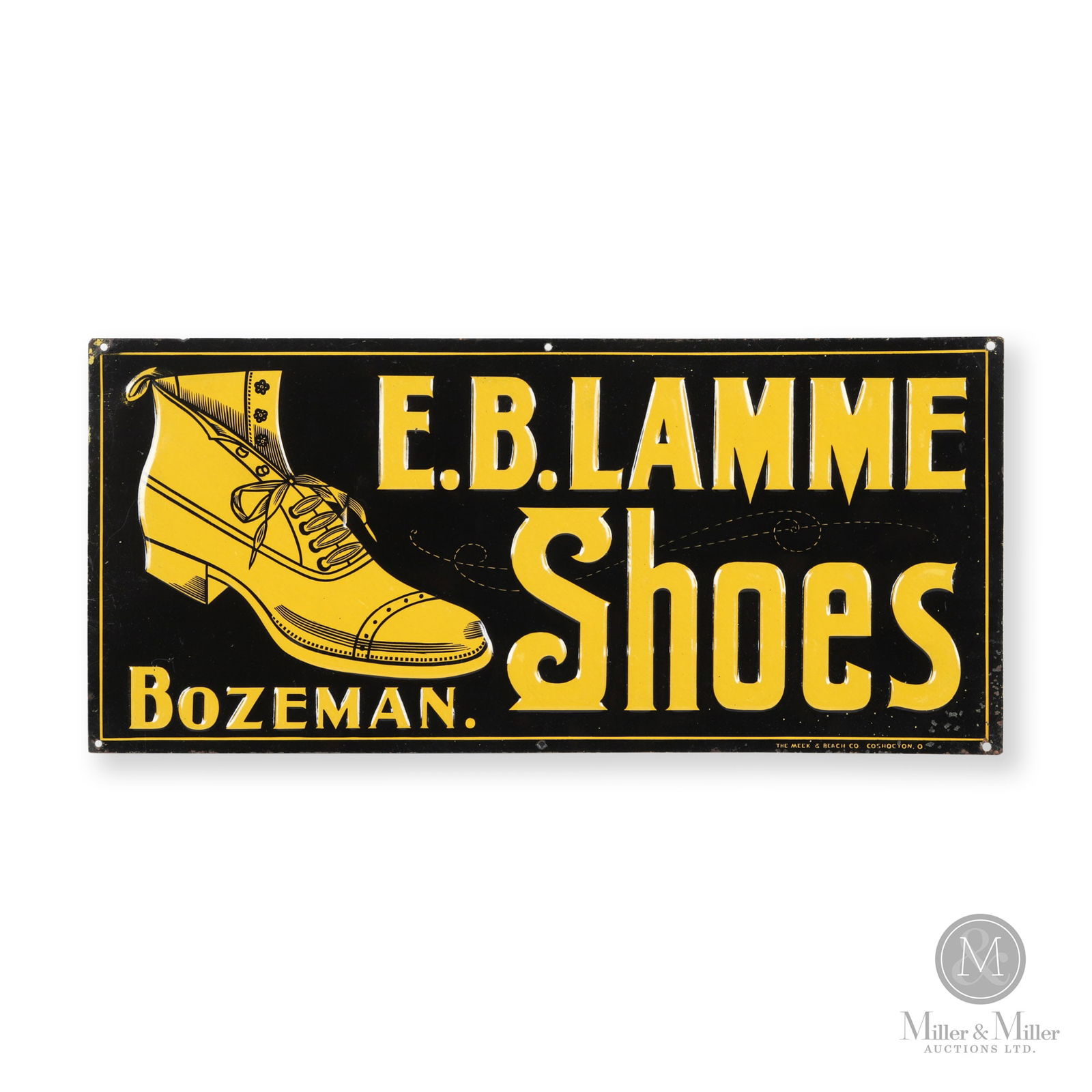 E.B. Lamme Shoes Bozeman, Montana Sign (1 of 7)
