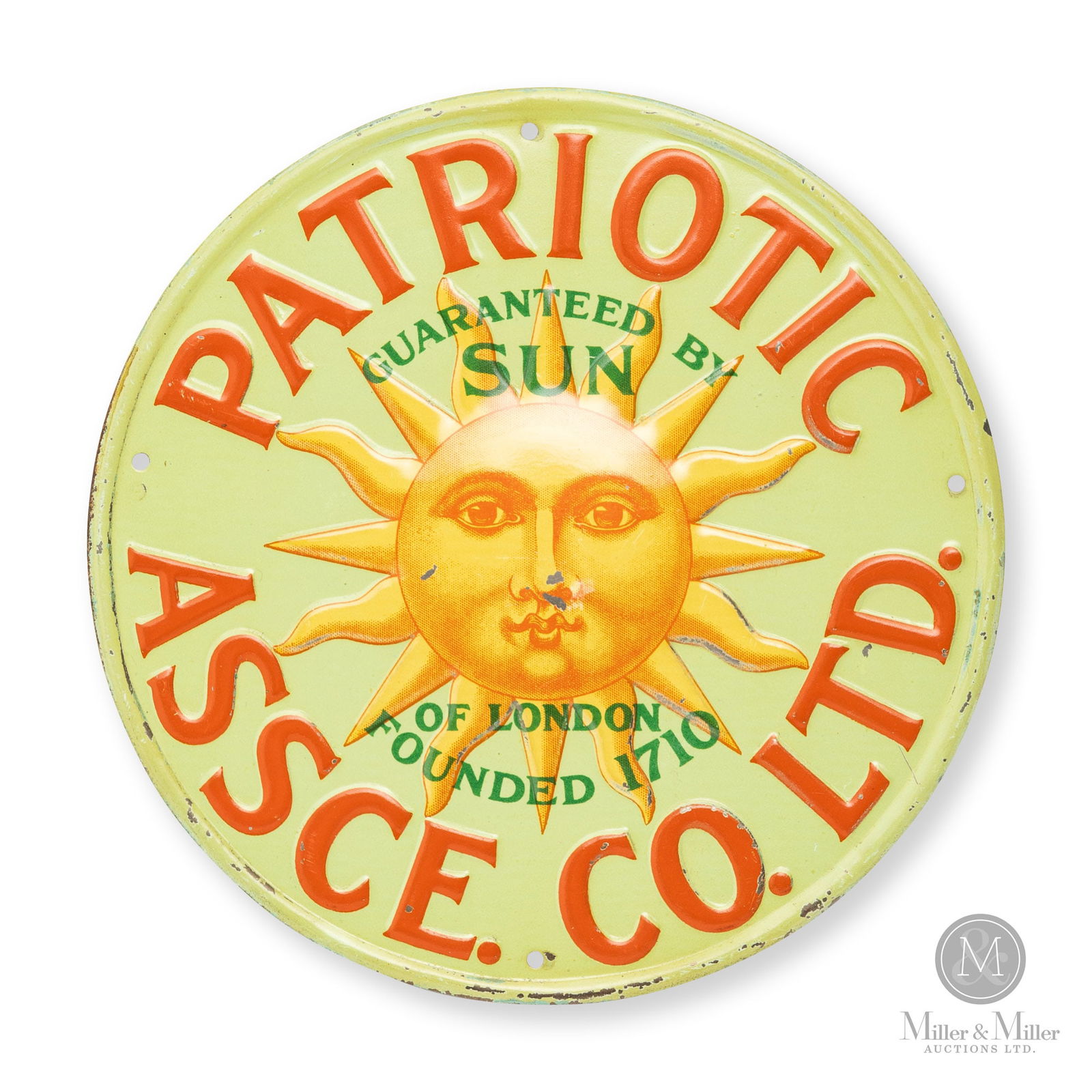 Patriotic Fire Assurance Co. Firemark Sign (1 of 6)