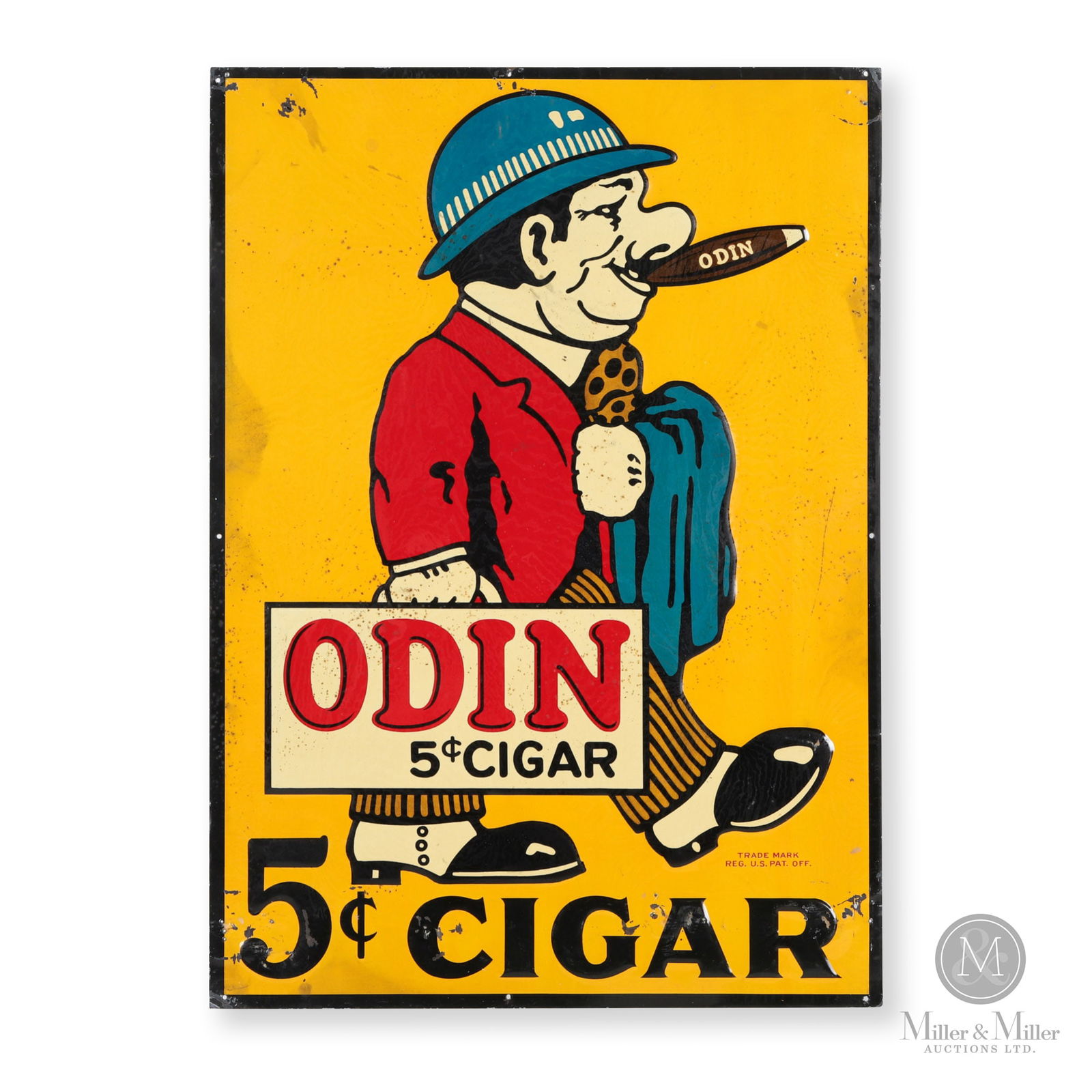 Odin 5 Cent Cigar Sign (1 of 7)