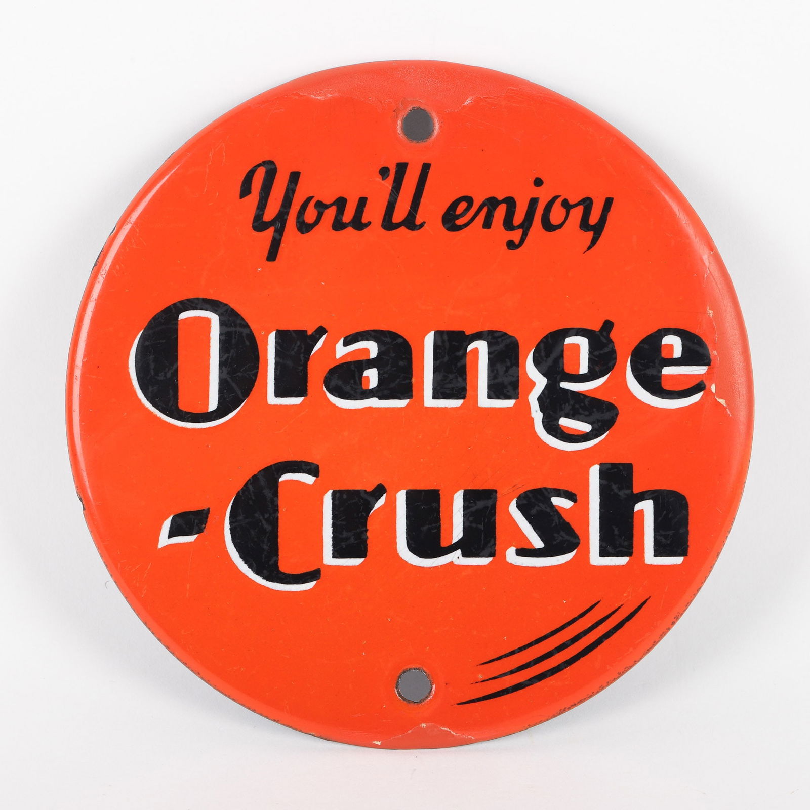 SSP "You'll Enjoy" Orange Crush Door Sign (1 of 5)
