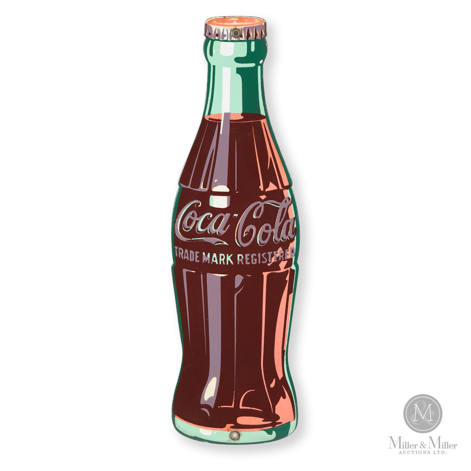 Coca-Cola Die Cut Bottle Sign (1 of 5)