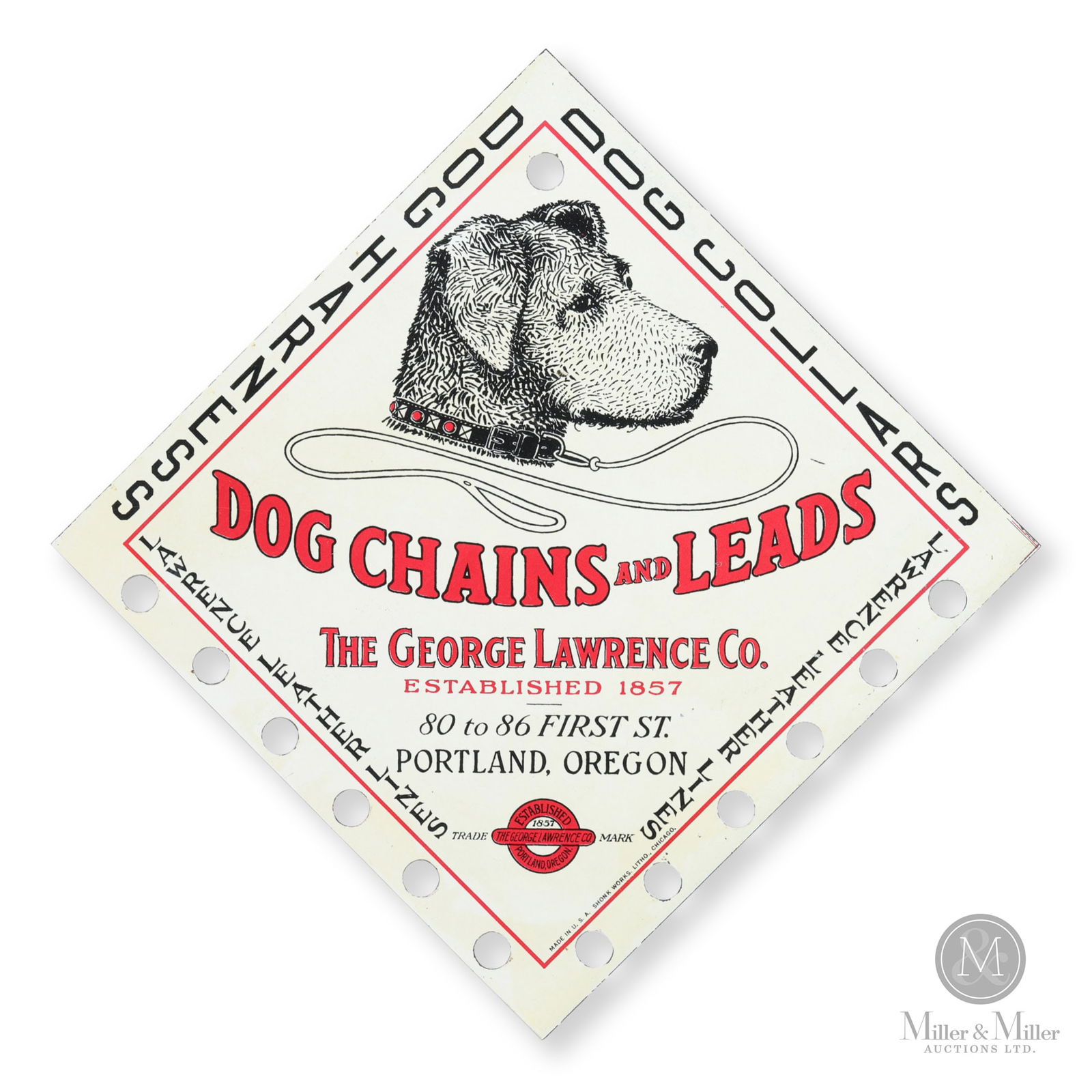 George Lawrence Dog Chains and Leads Holder Display (1 of 4)