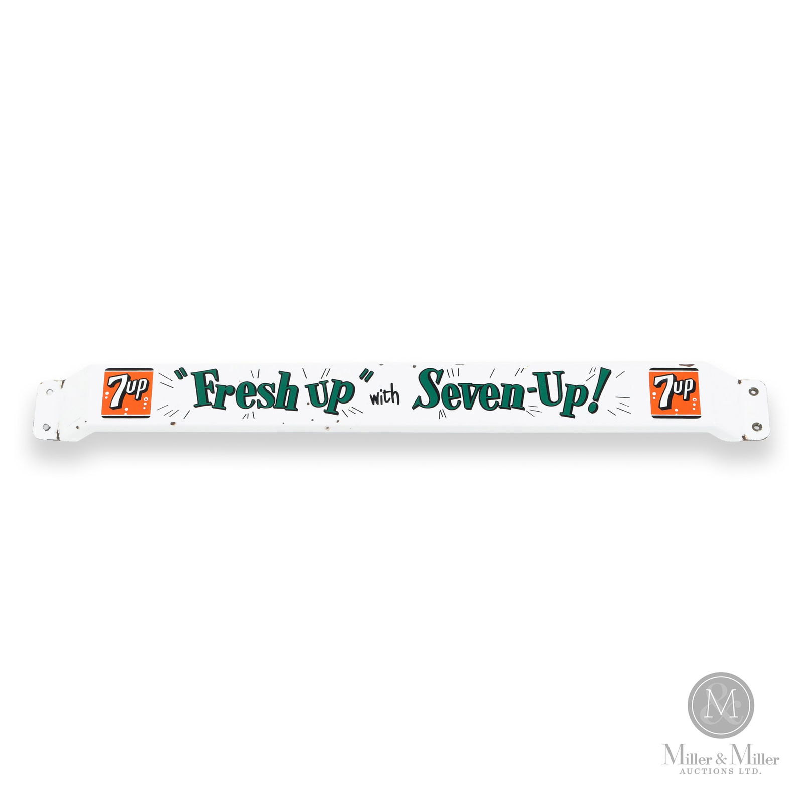 Seven-Up 1954 "Fresh Up" Door Push Bar (1 of 7)