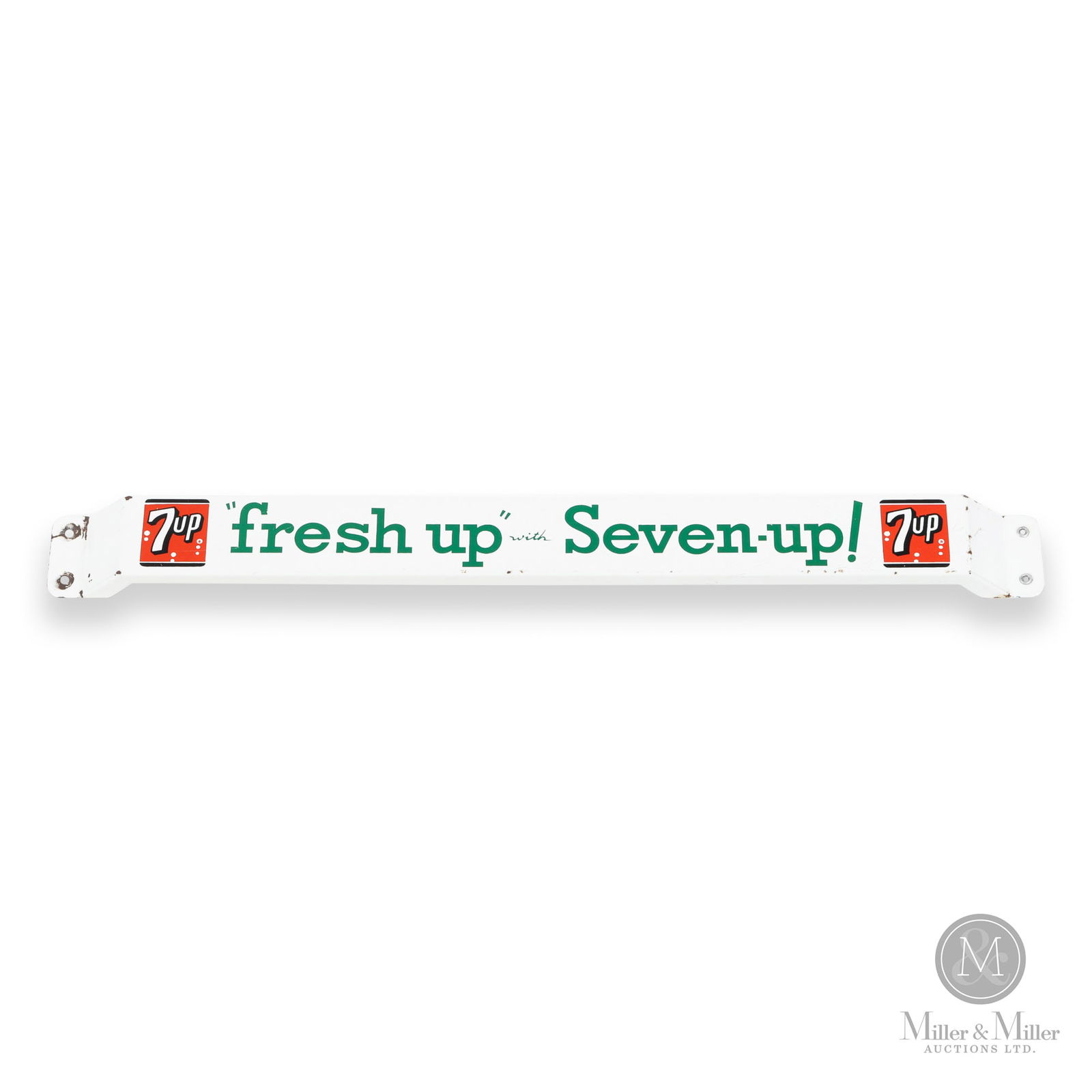 Seven-Up "Fresh Up" Door Push Bar (1 of 7)