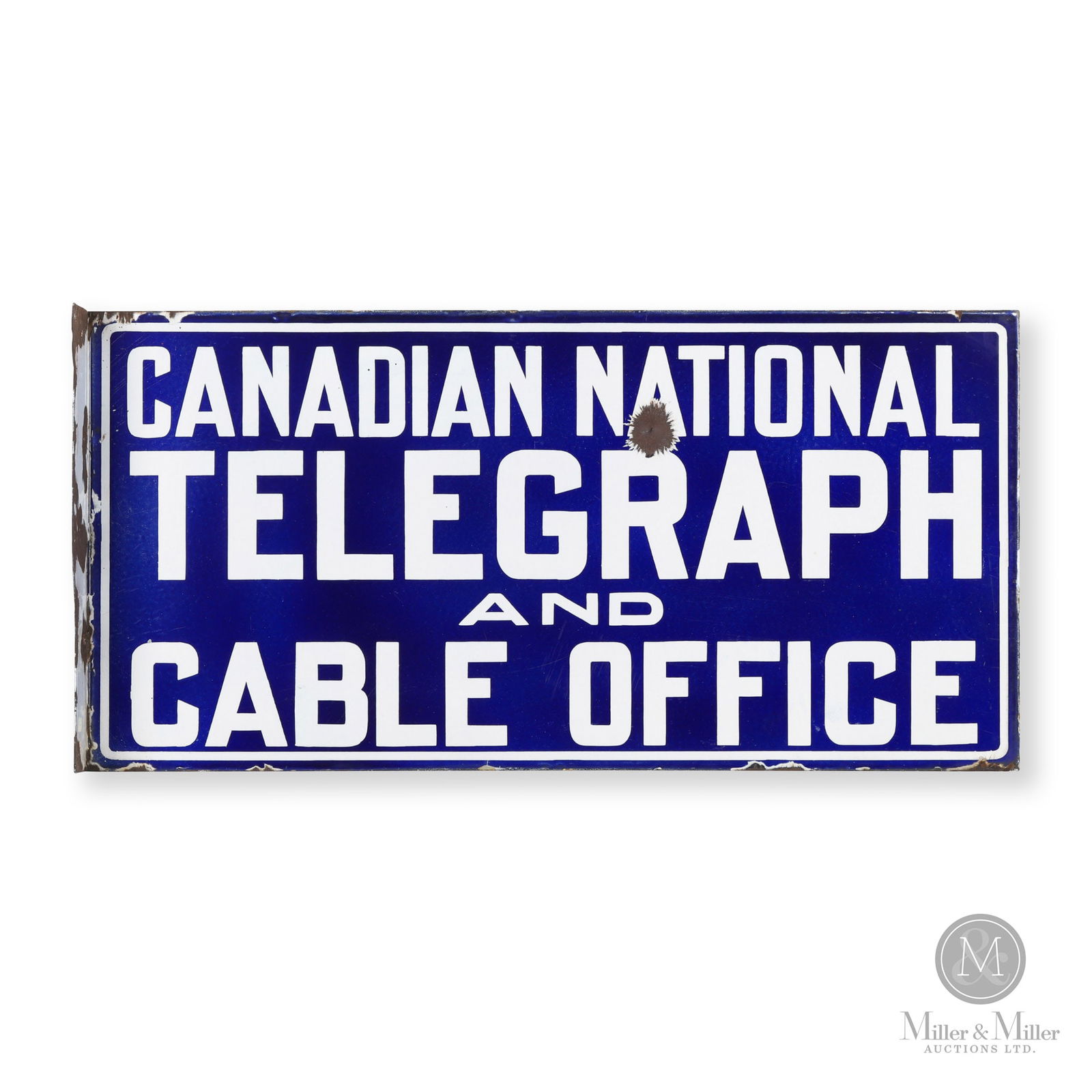 Canadian National Telegraph & Cable Office Flange Sign (1 of 5)