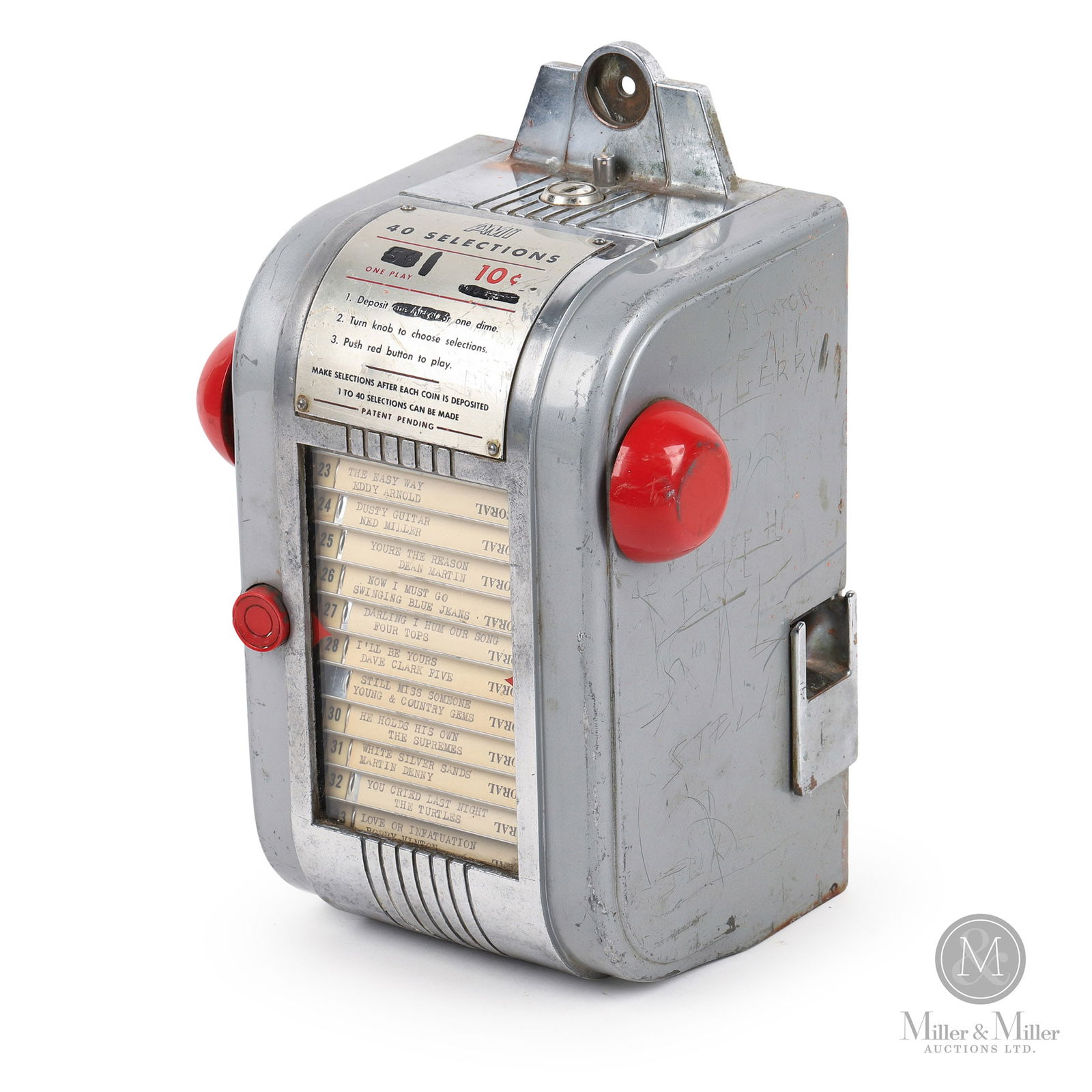 AMI Model WL Jukebox Remote Selector Wall Box & Mirror (1 of 9)