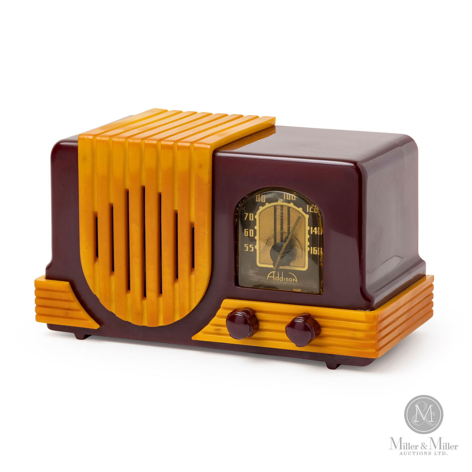 Addison Plum & Butterscotch Model A2 "Baby" Radio (1 of 11)