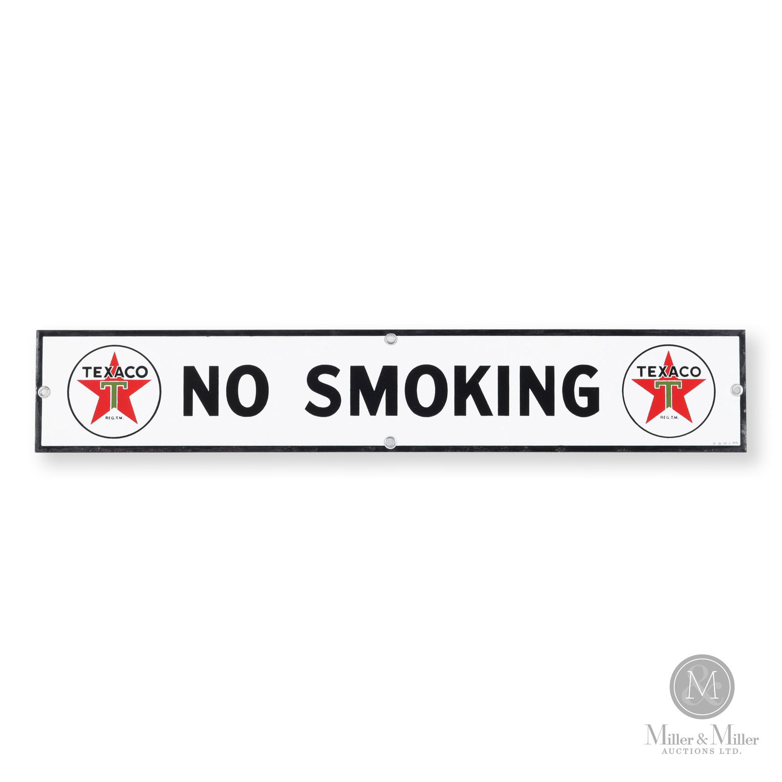 Texaco 1958 No Smoking Sign (1 of 6)