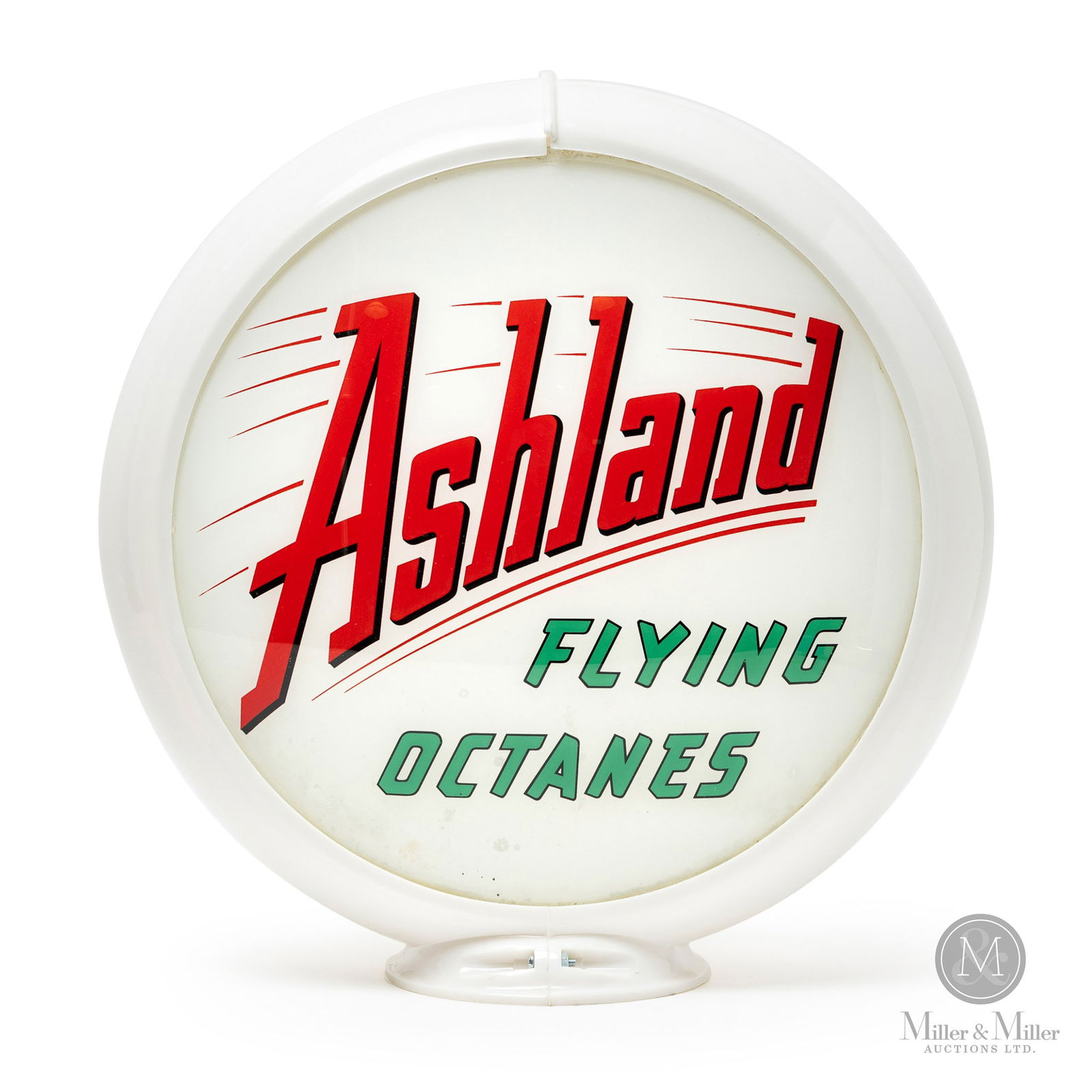 Ashland Flying Octanes Gasoline Pump Globe (1 of 8)