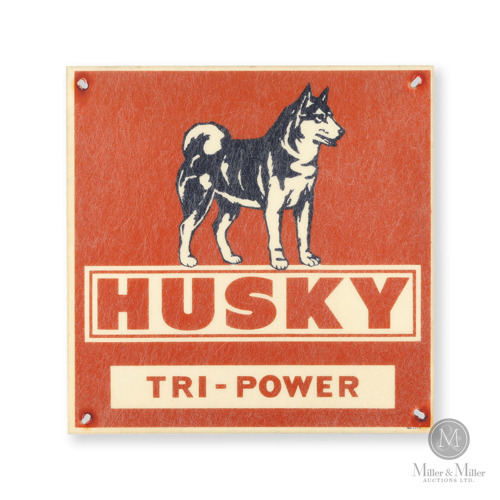 Husky Tri-Power Gasoline Pump Sign (1 of 6)