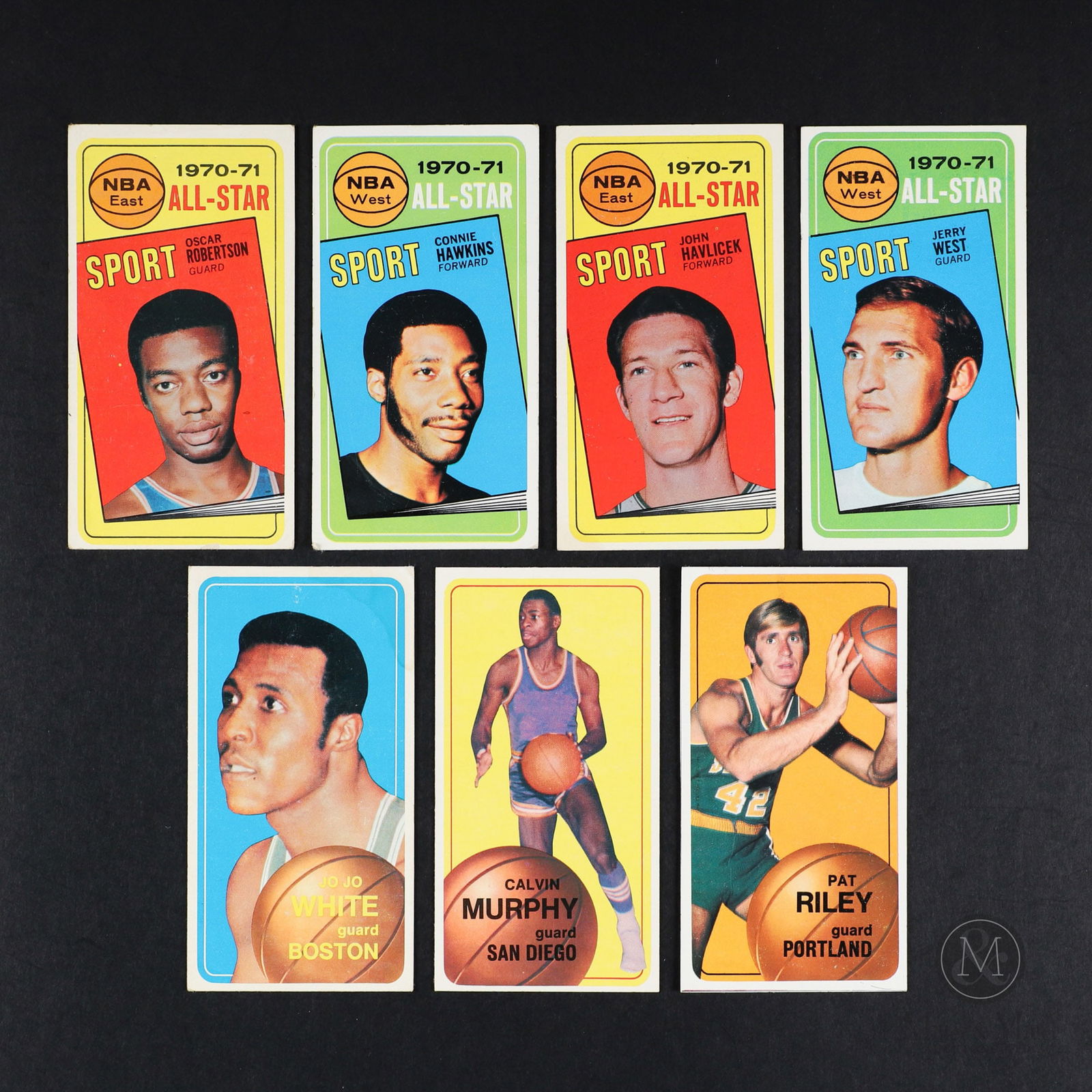 1970-71 Topps Basketball All-Star Group (7) (1 of 2)